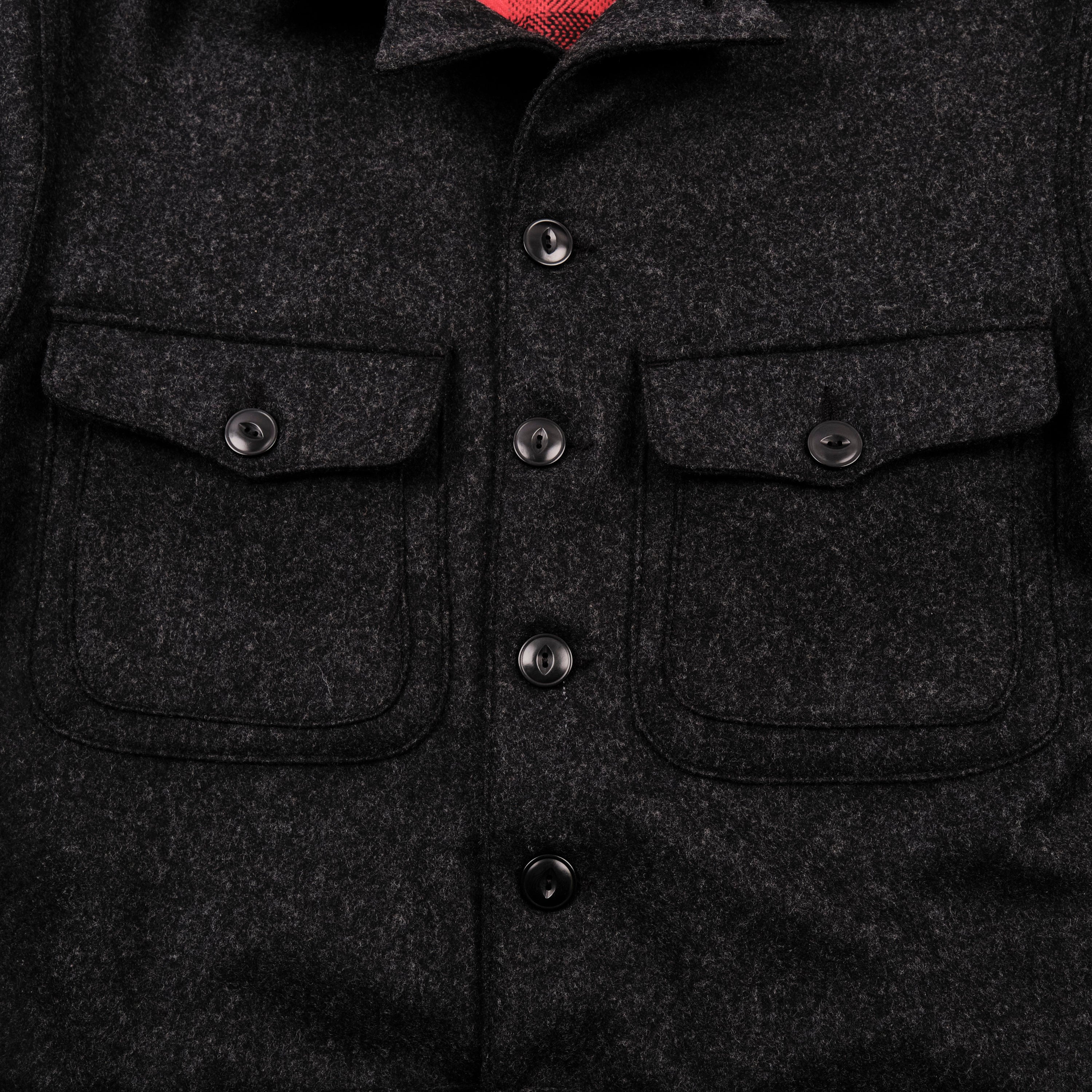 Grafton Jacket Black Wool