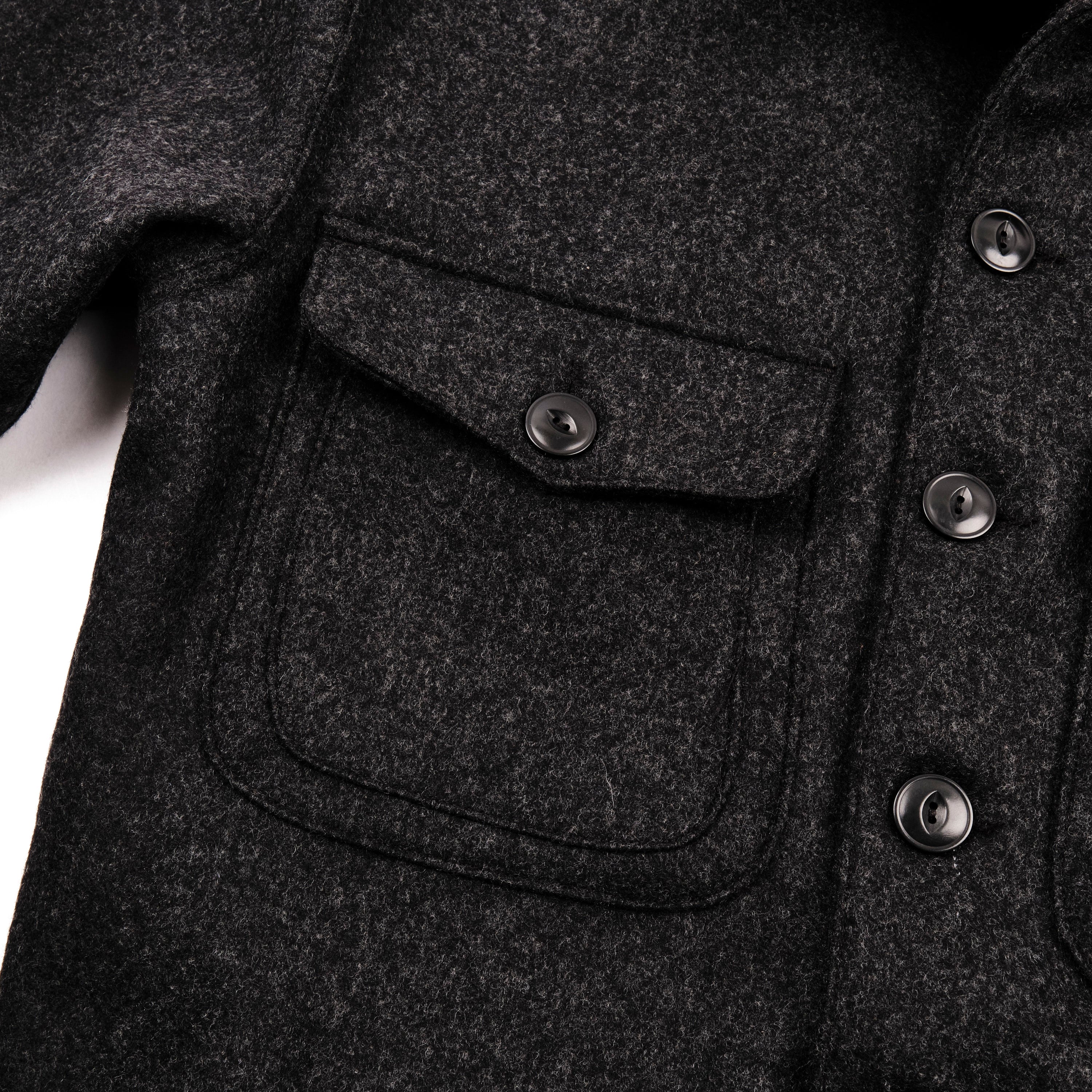 Grafton Jacket Black Wool