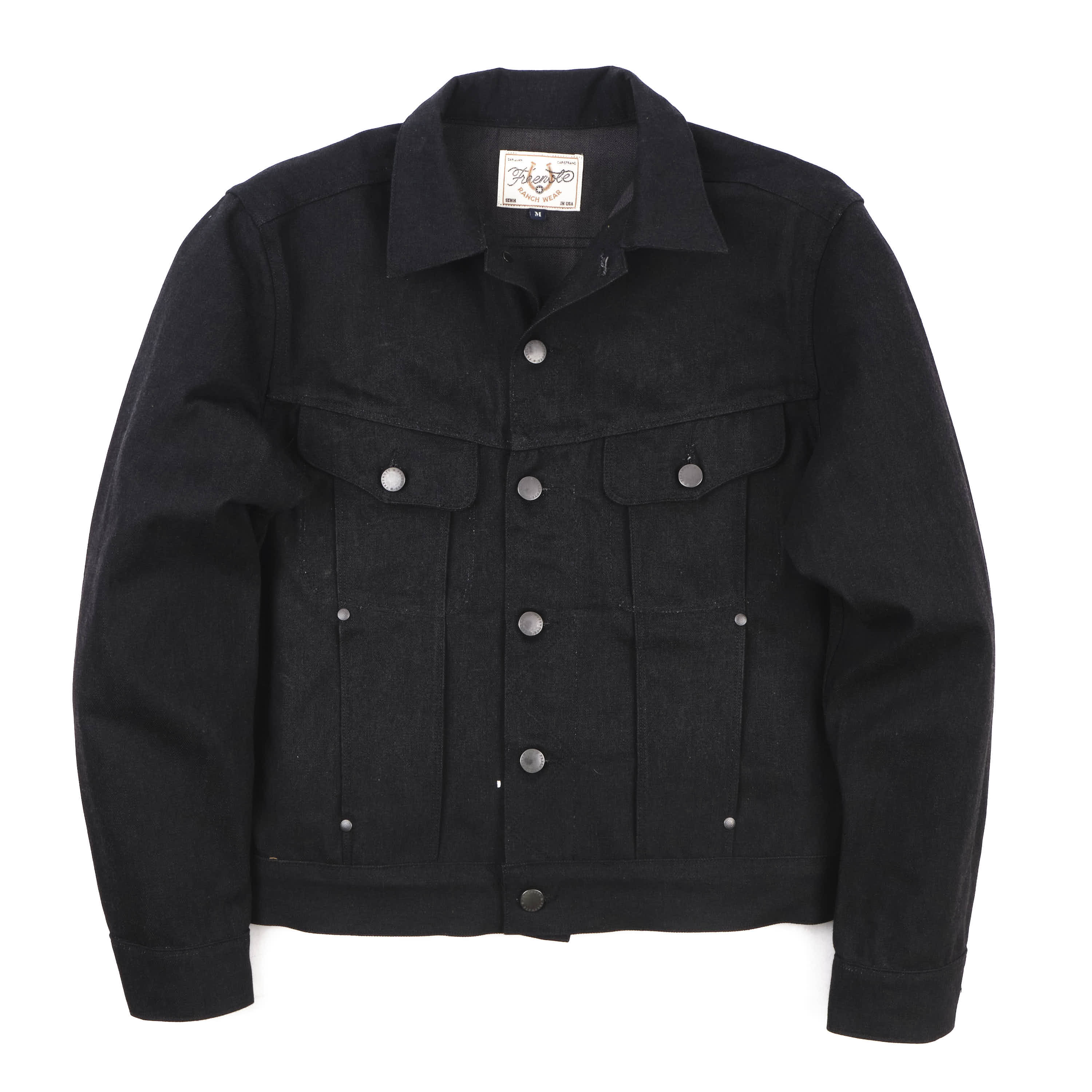 H*y様 【希少】 Denim Jacket Black High Low | 14.25 Ounce Black Grey Denim Jacket