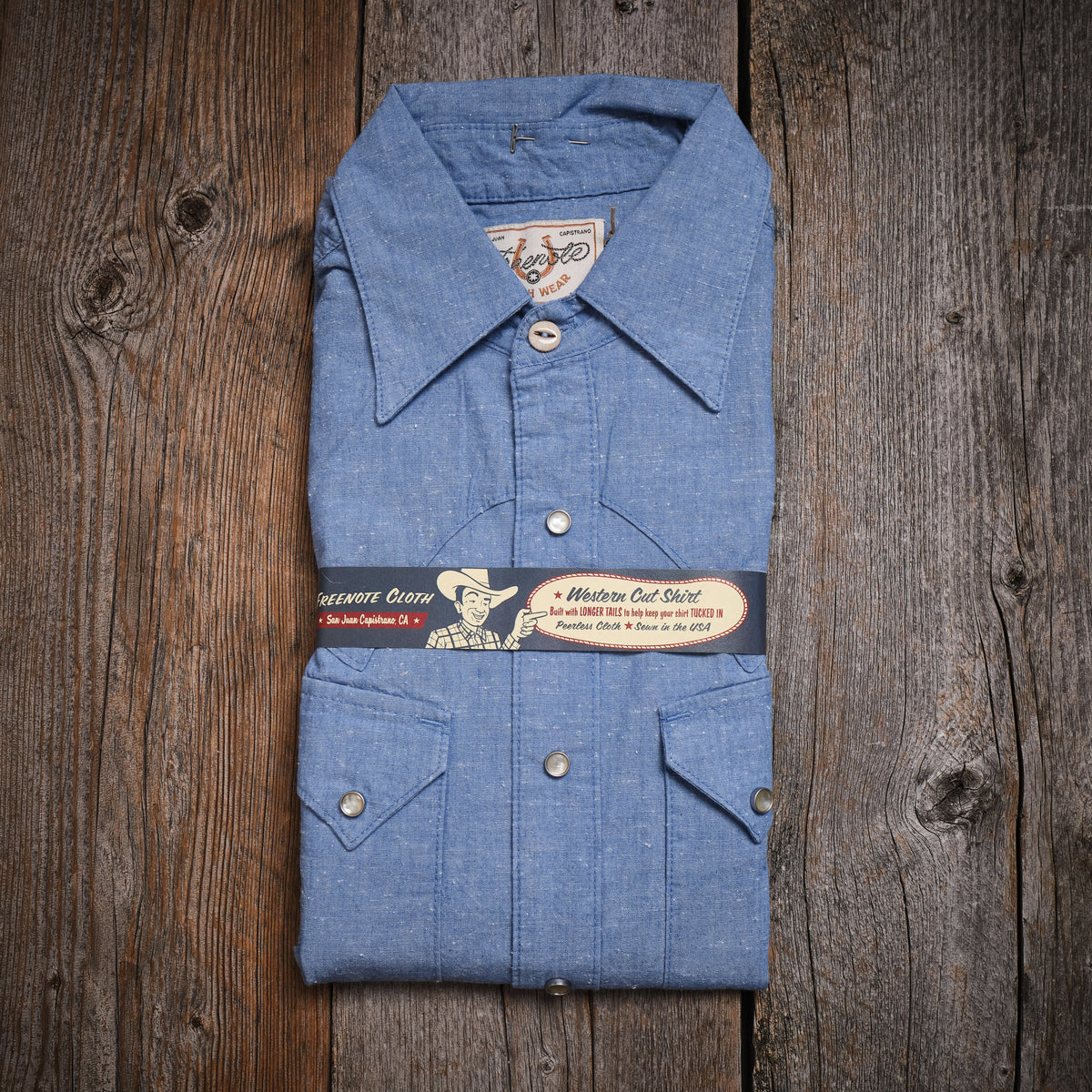 Northfork Sky Blue Chambray