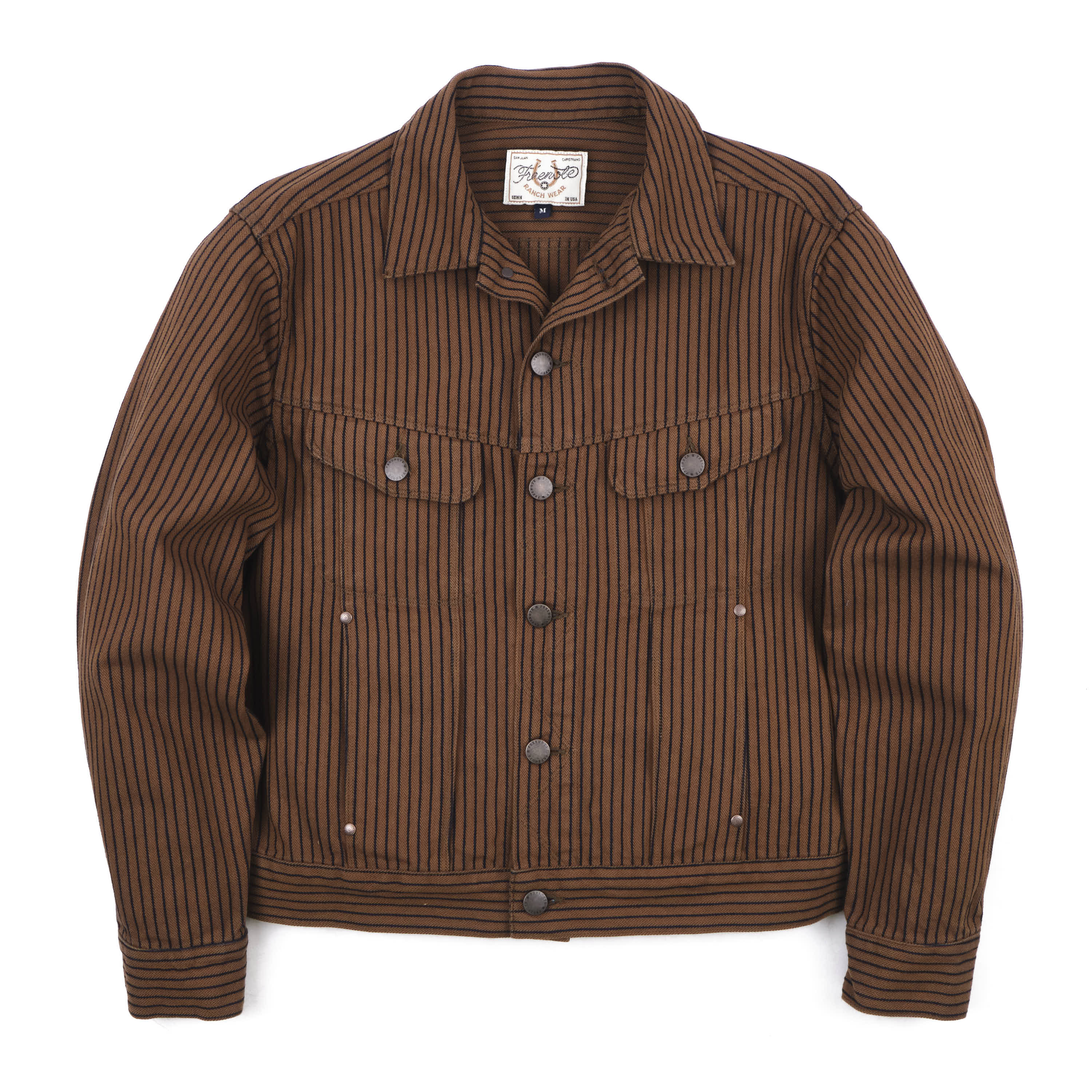High Low | Brown Herringbone Dobby Jacket