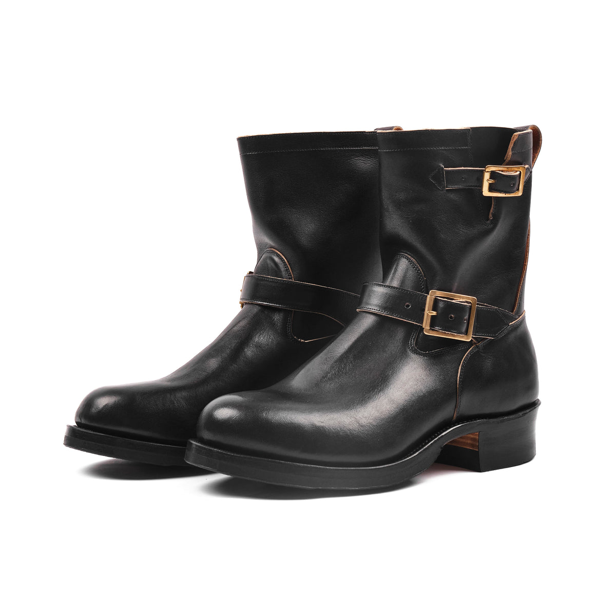 VIBERG ENGINEER BOOT - 2005 LAST - MARYAM NERO VACCHETTA LUCIDA