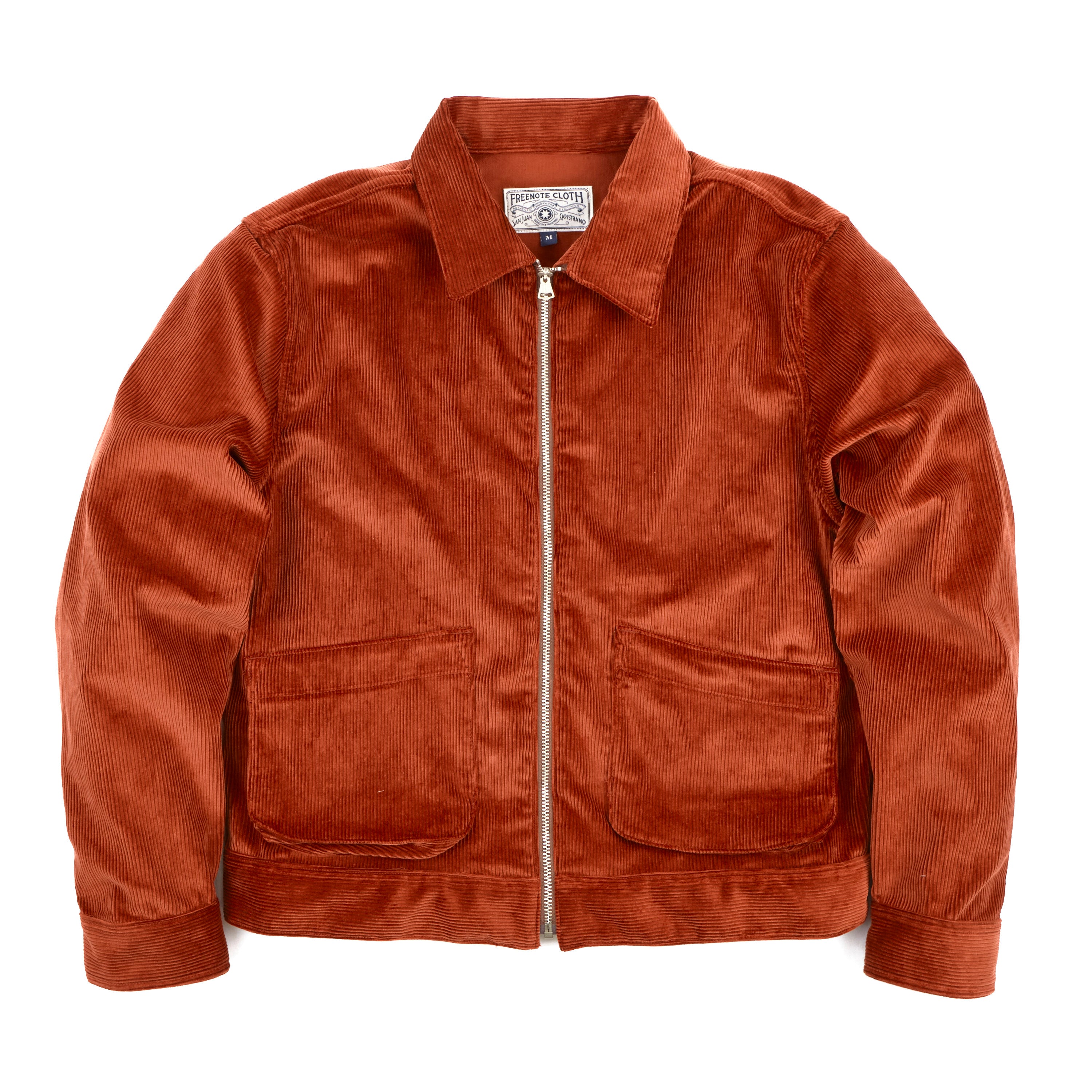 Meeks Jacket Terracotta Corduroy