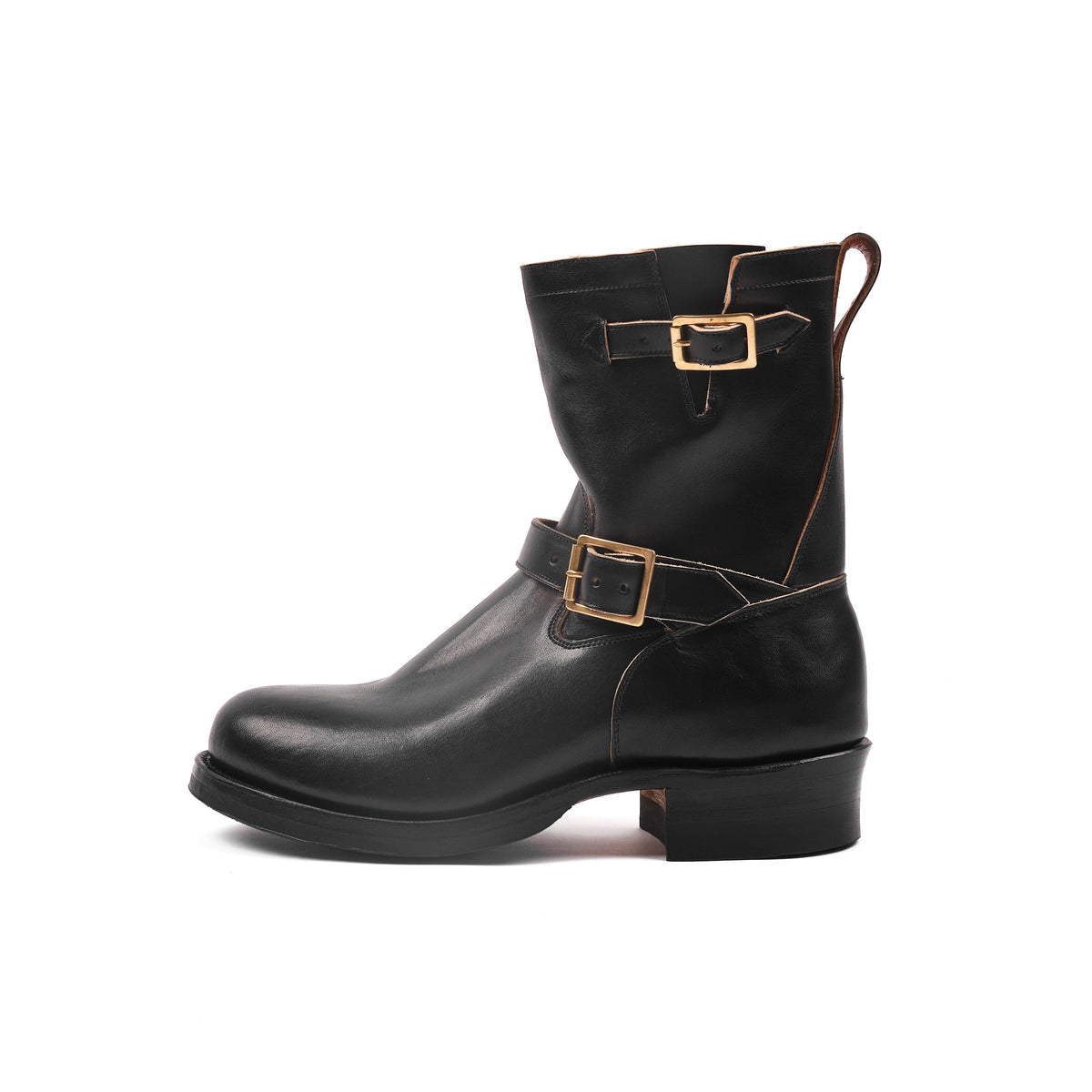 VIBERG ENGINEER BOOT - 2005 LAST - MARYAM NERO VACCHETTA LUCIDA