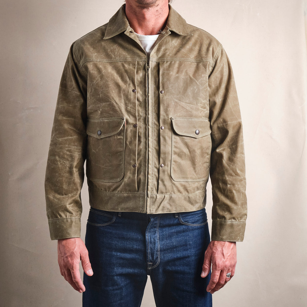 Faro Jacket 10 Ounce Tobacco Waxed Canvas