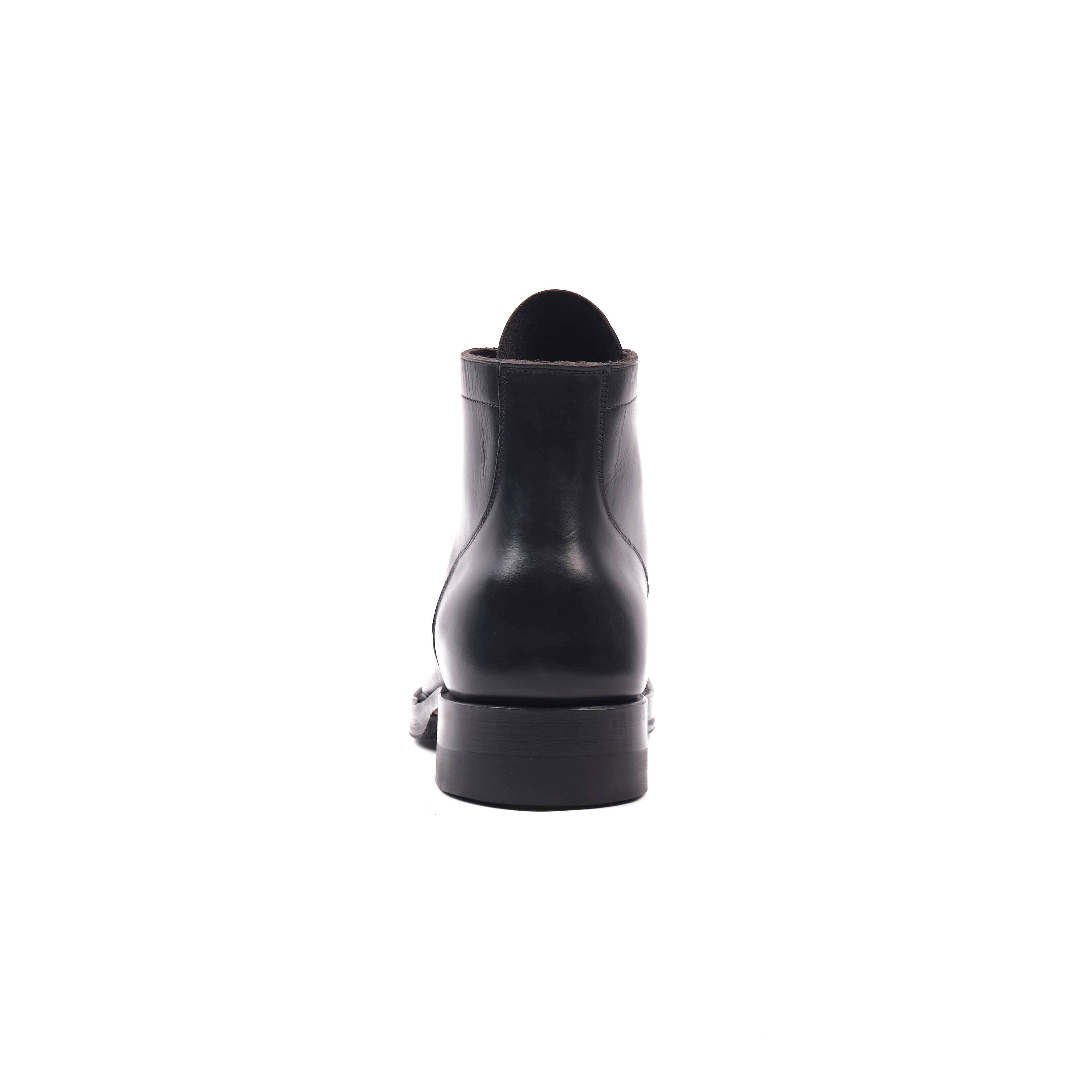 FREENOTE CLOTH X VIBERG SERVICE BOOT - HORWEEN BLACK STRUCK THROUGH CHROMEXCEL