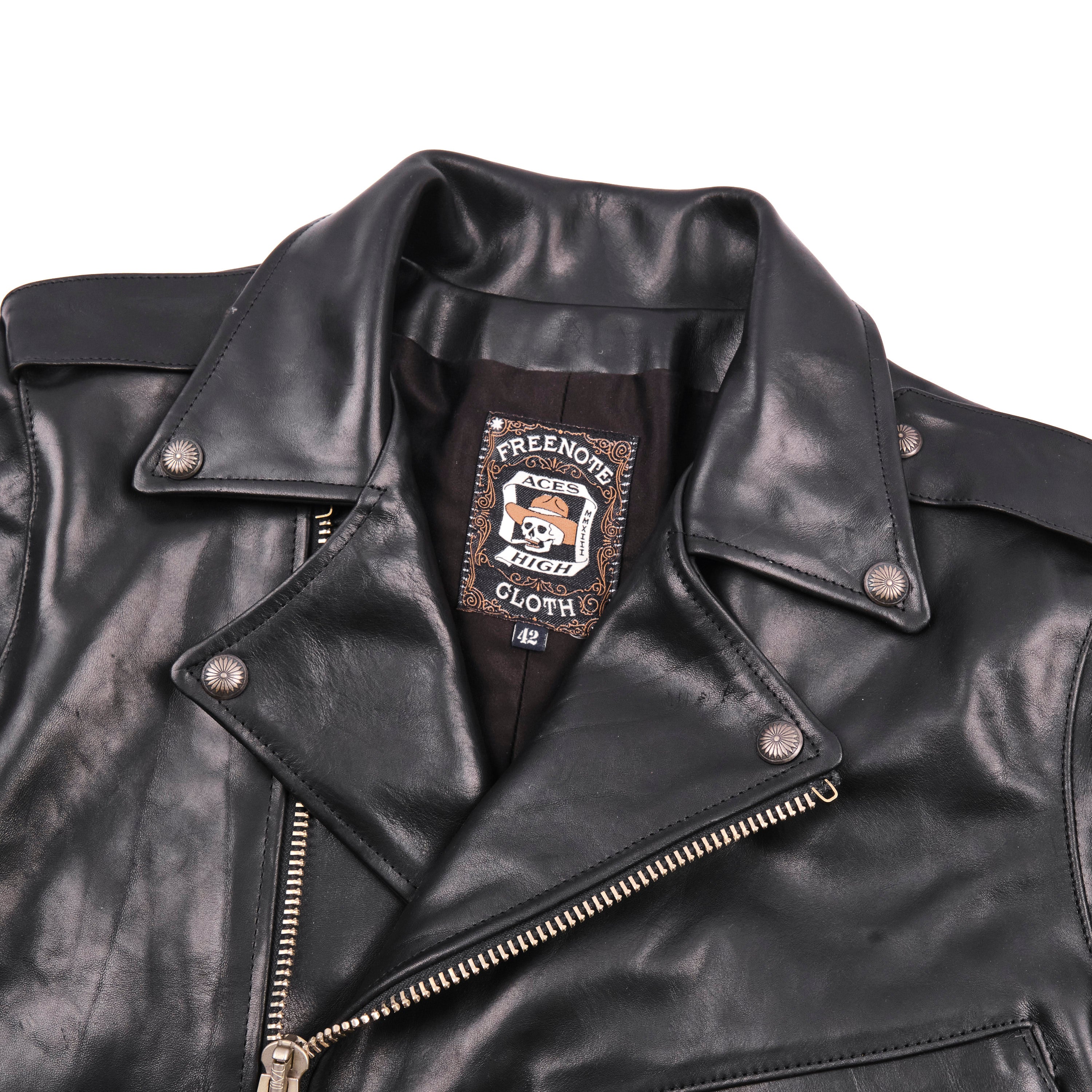 Mooch Moto Jacket Black Bull Leather