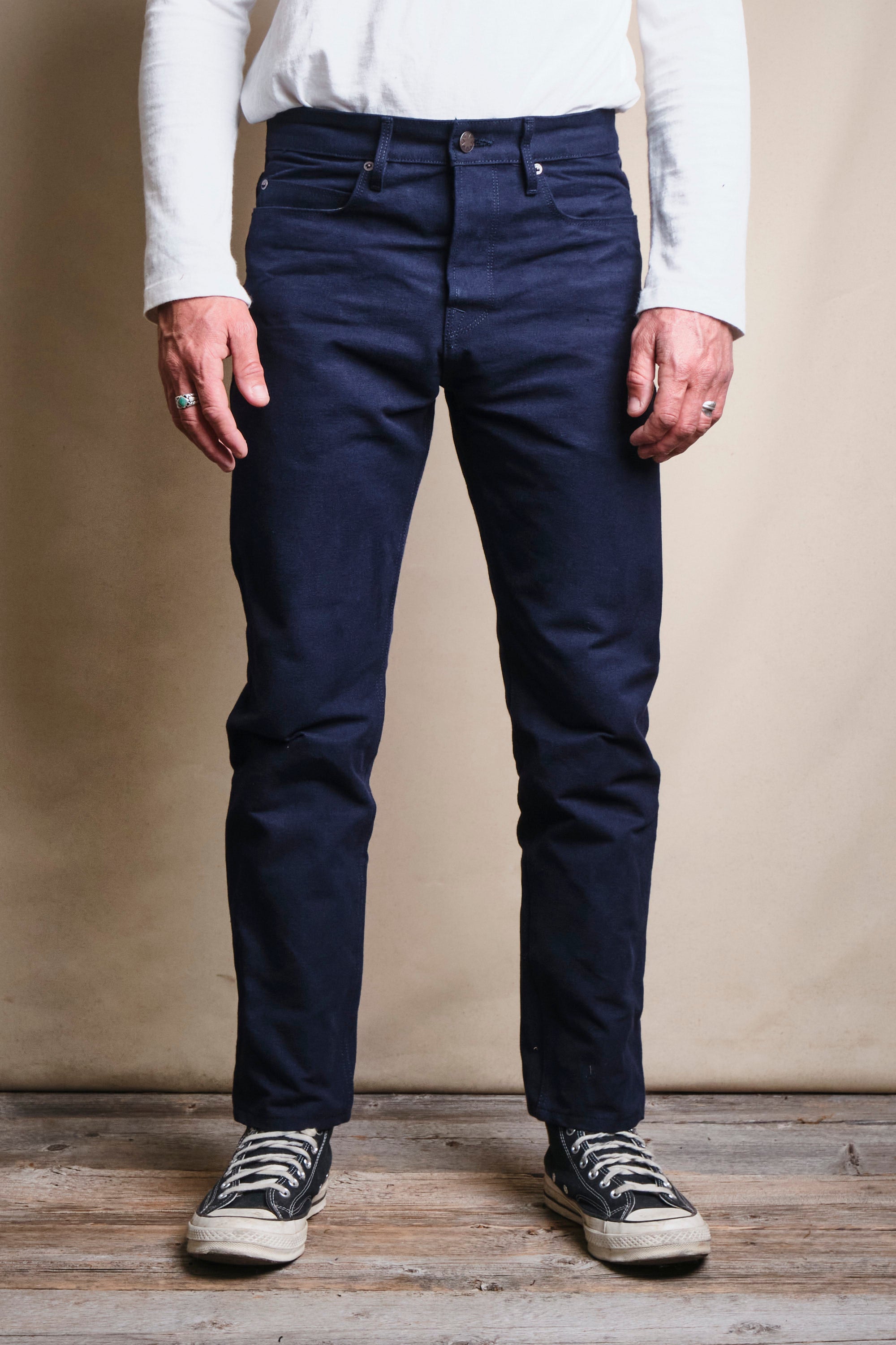 Portola Classic Taper 15 Ounce Navy Canvas