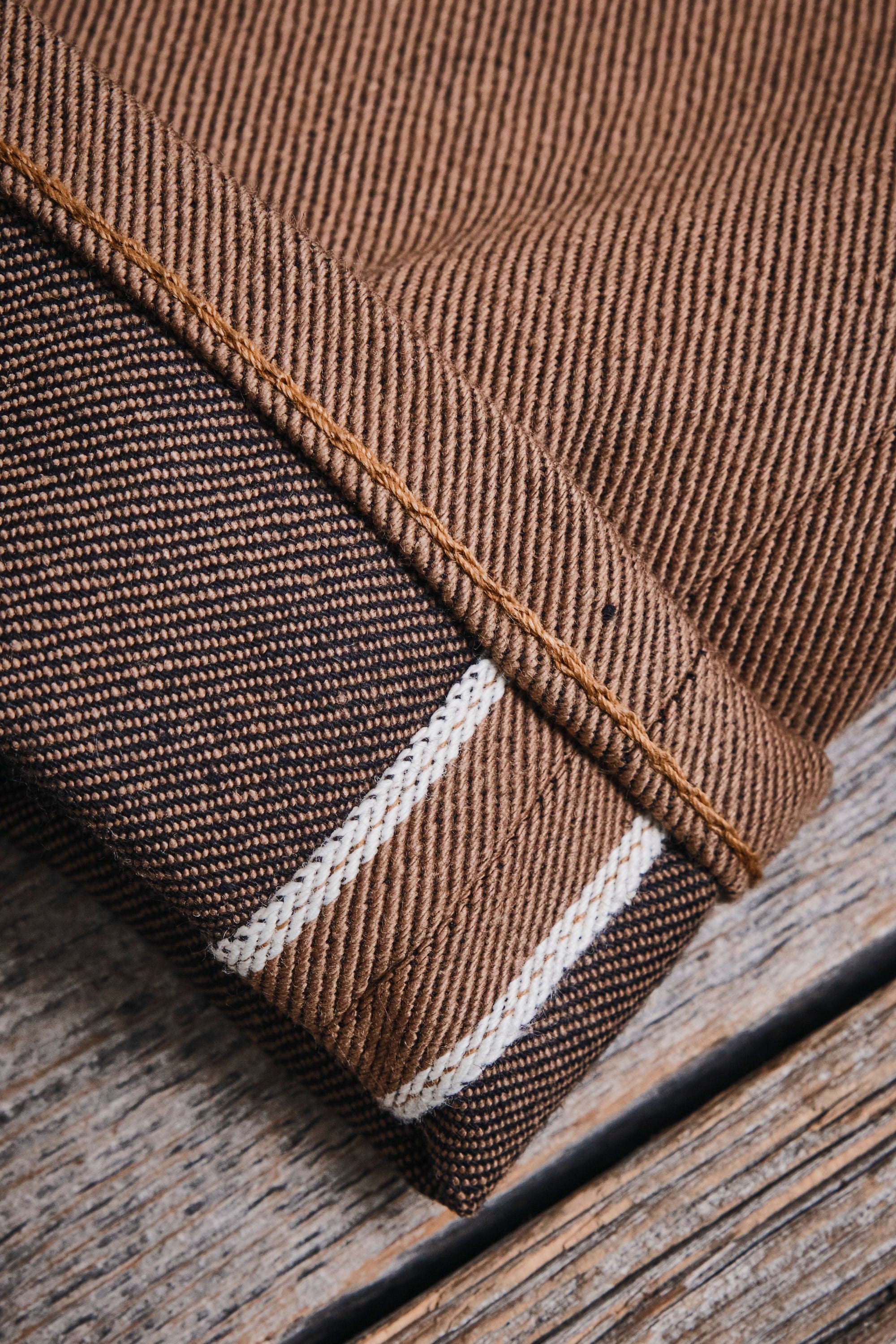 Modesto 15 Ounce Brown Denim