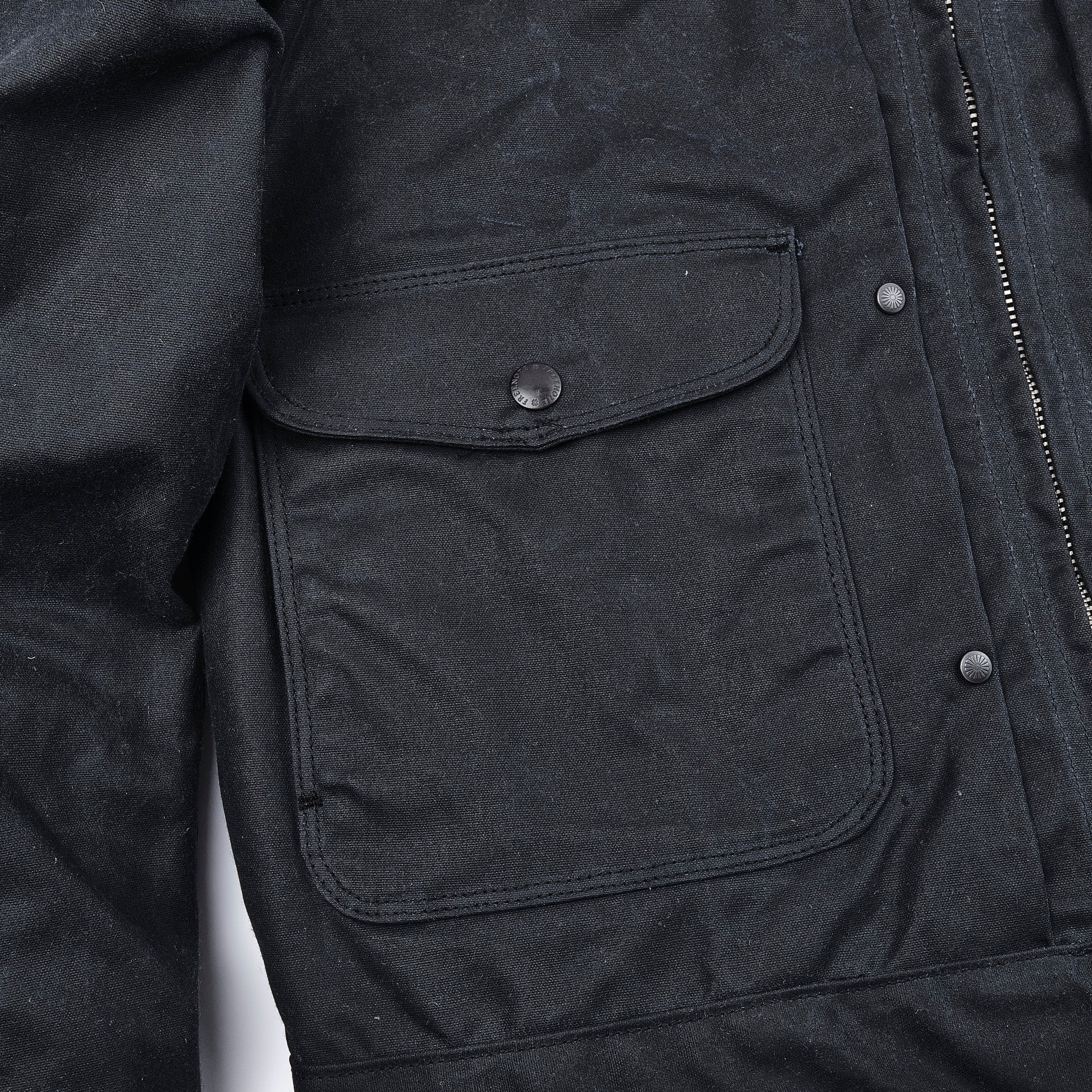Faro Jacket 10 Ounce Black Waxed Canvas