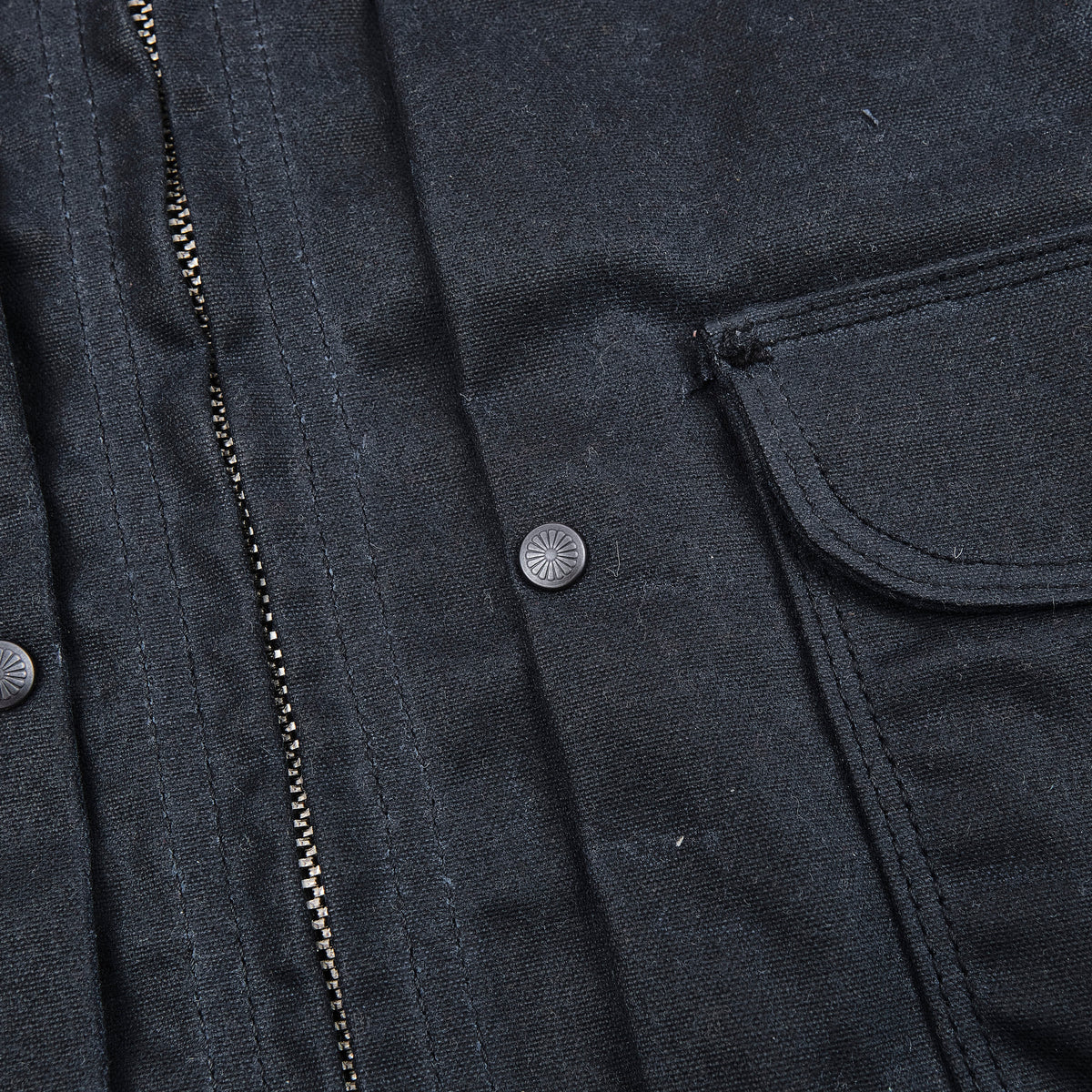 Faro Jacket 10 Ounce Black Waxed Canvas
