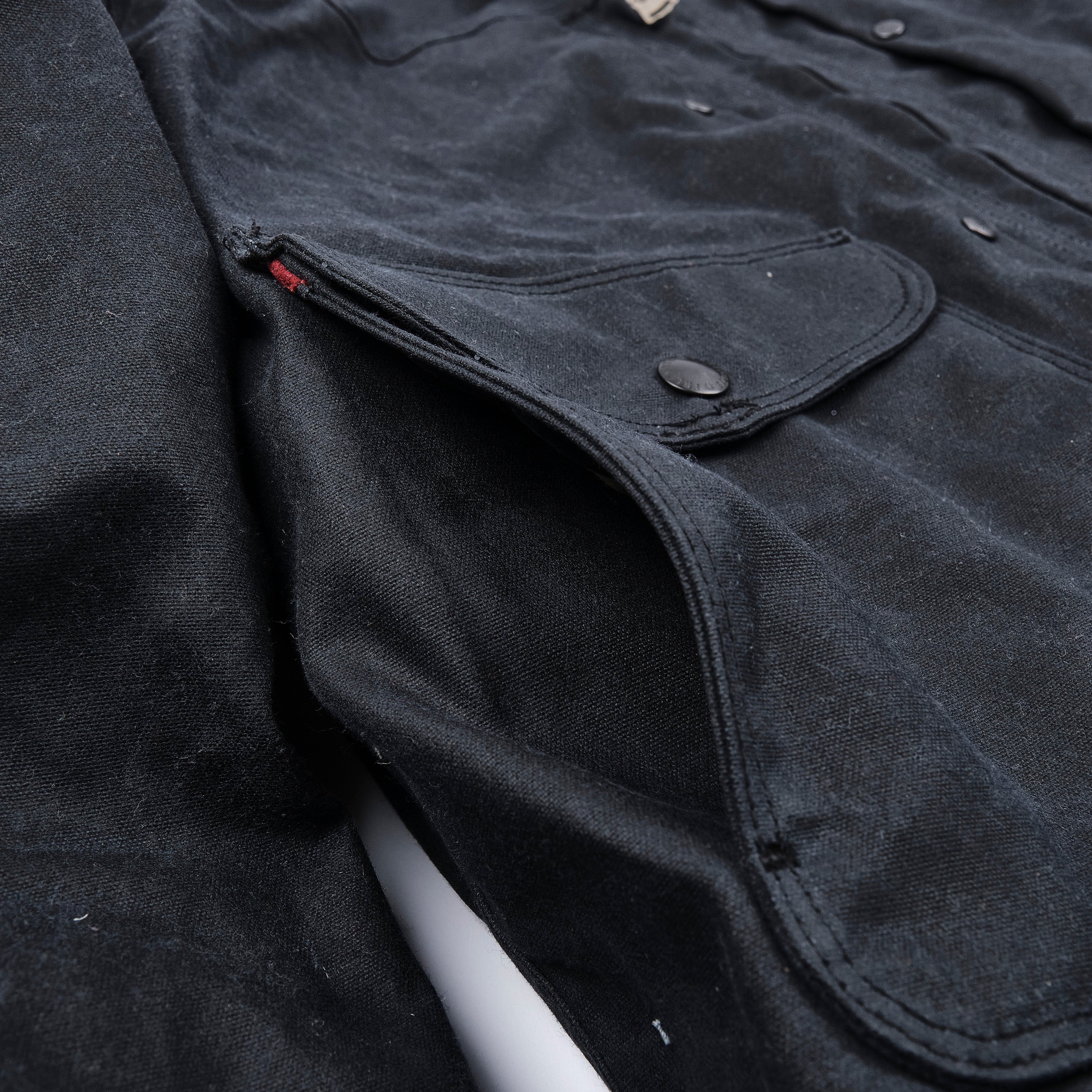 Faro Jacket 10 Ounce Black Waxed Canvas