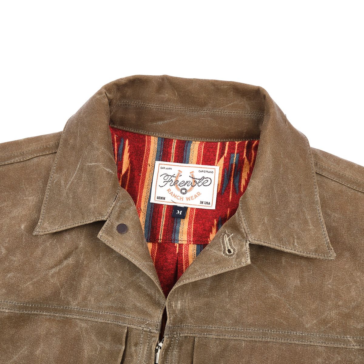 Faro Jacket 10 Ounce Tobacco Waxed Canvas