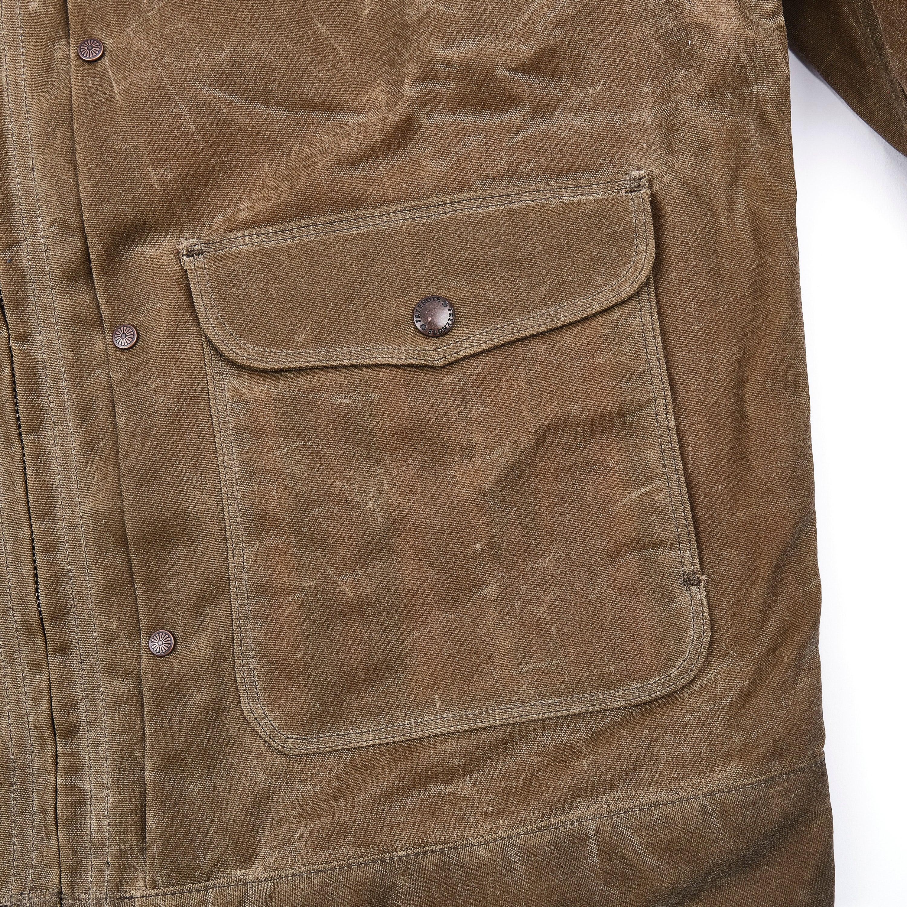Faro Jacket 10 Ounce Tobacco Waxed Canvas