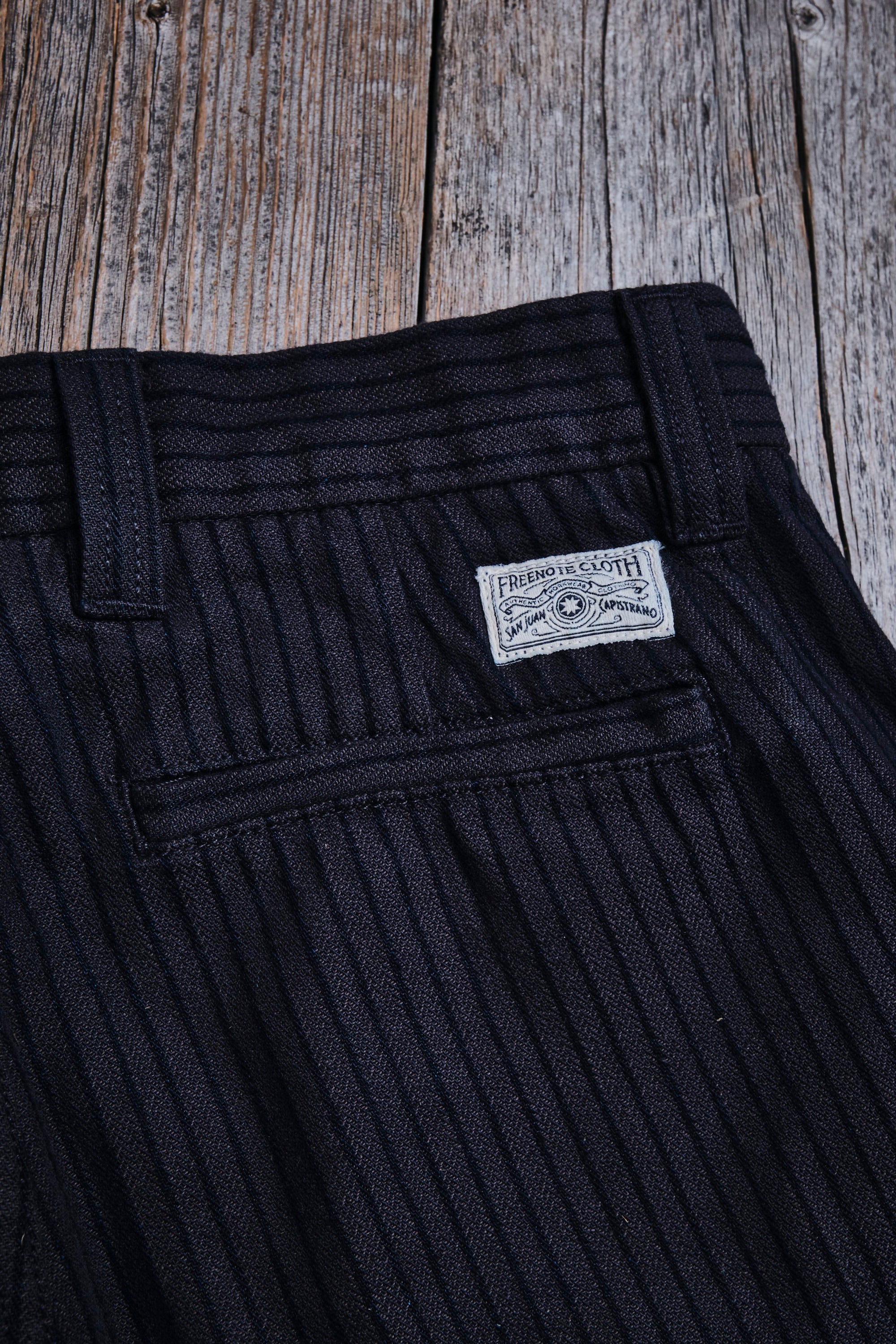 Deck Pant Indigo Herringbone Dobby
