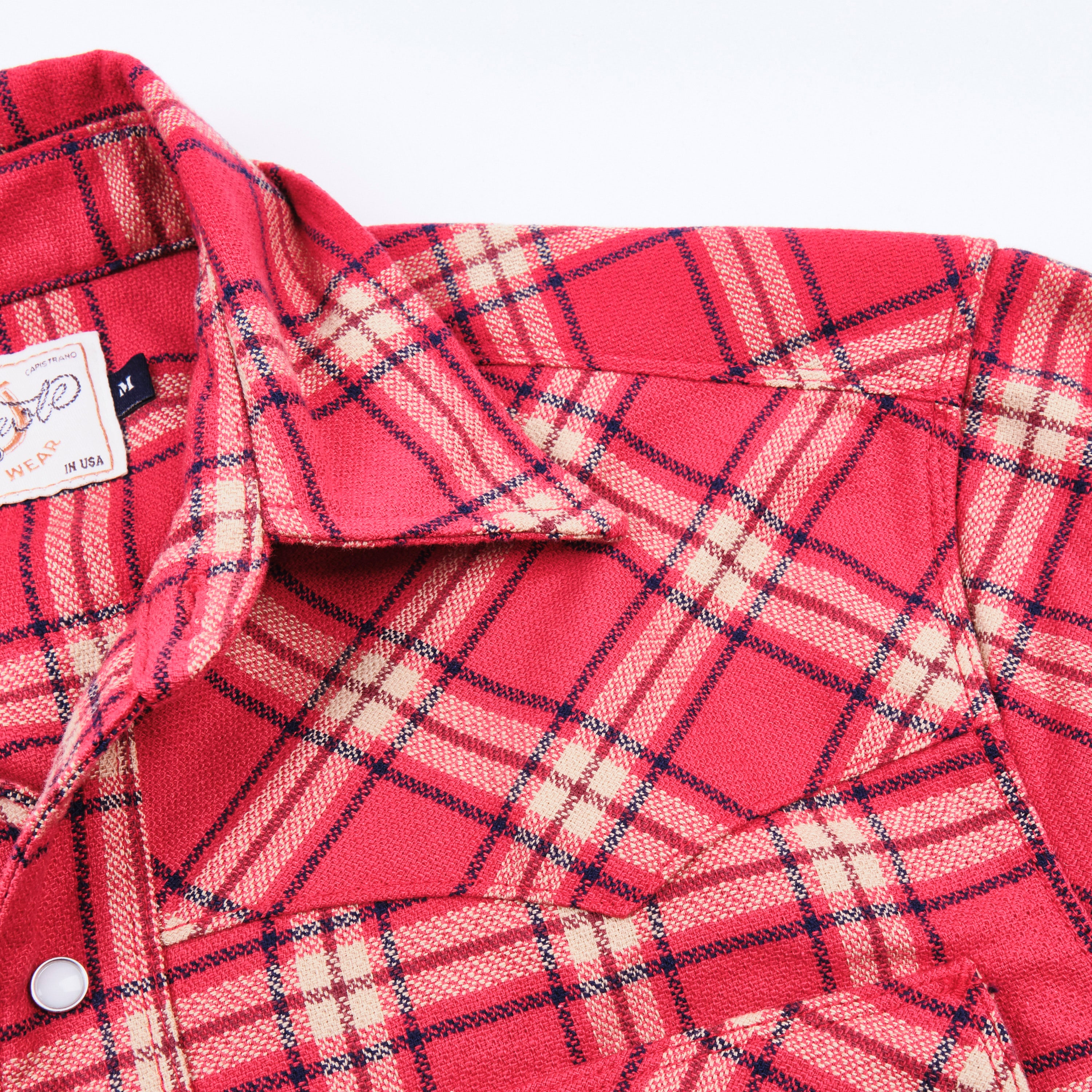 Western Scout Red Plaid