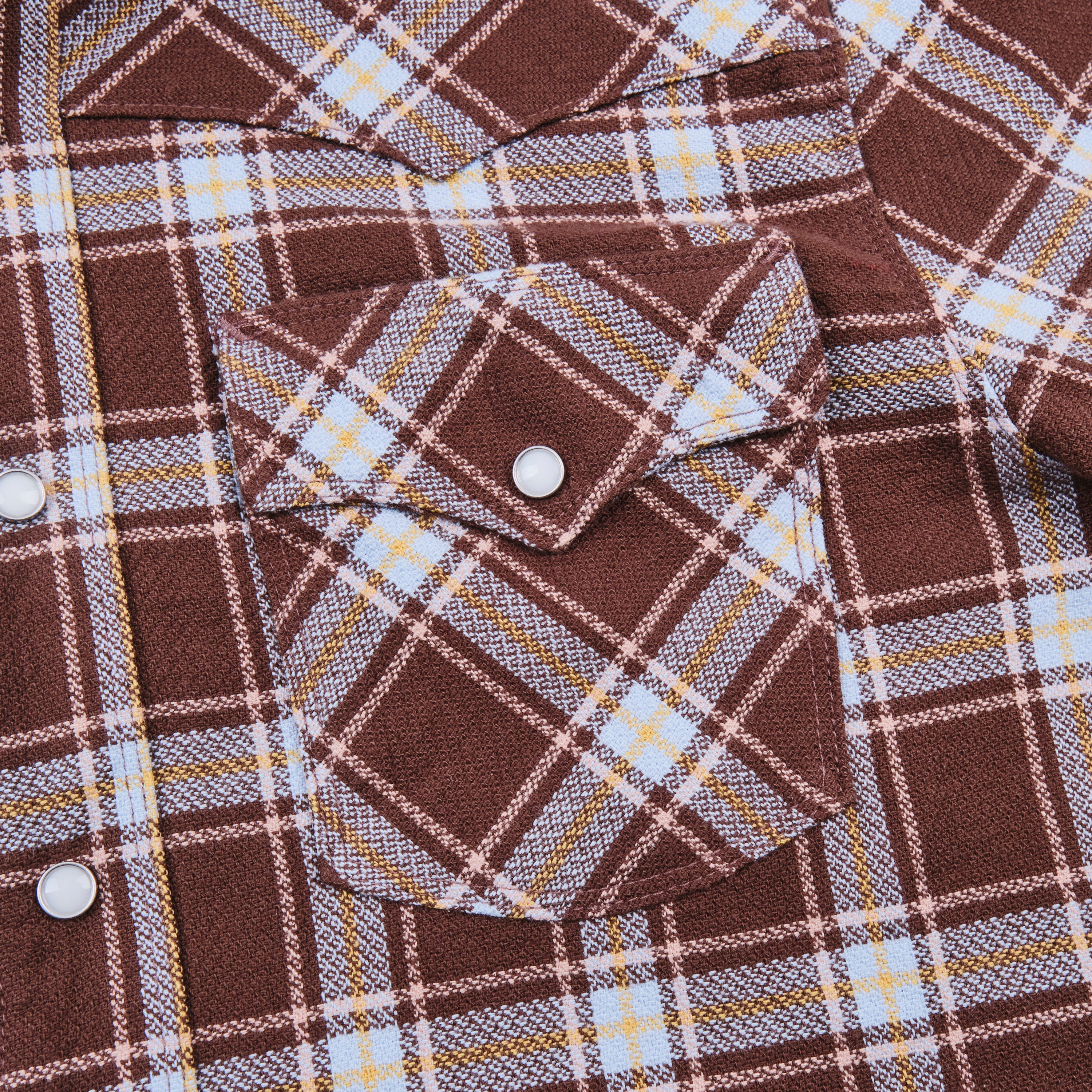 Western Scout Brown Plaid