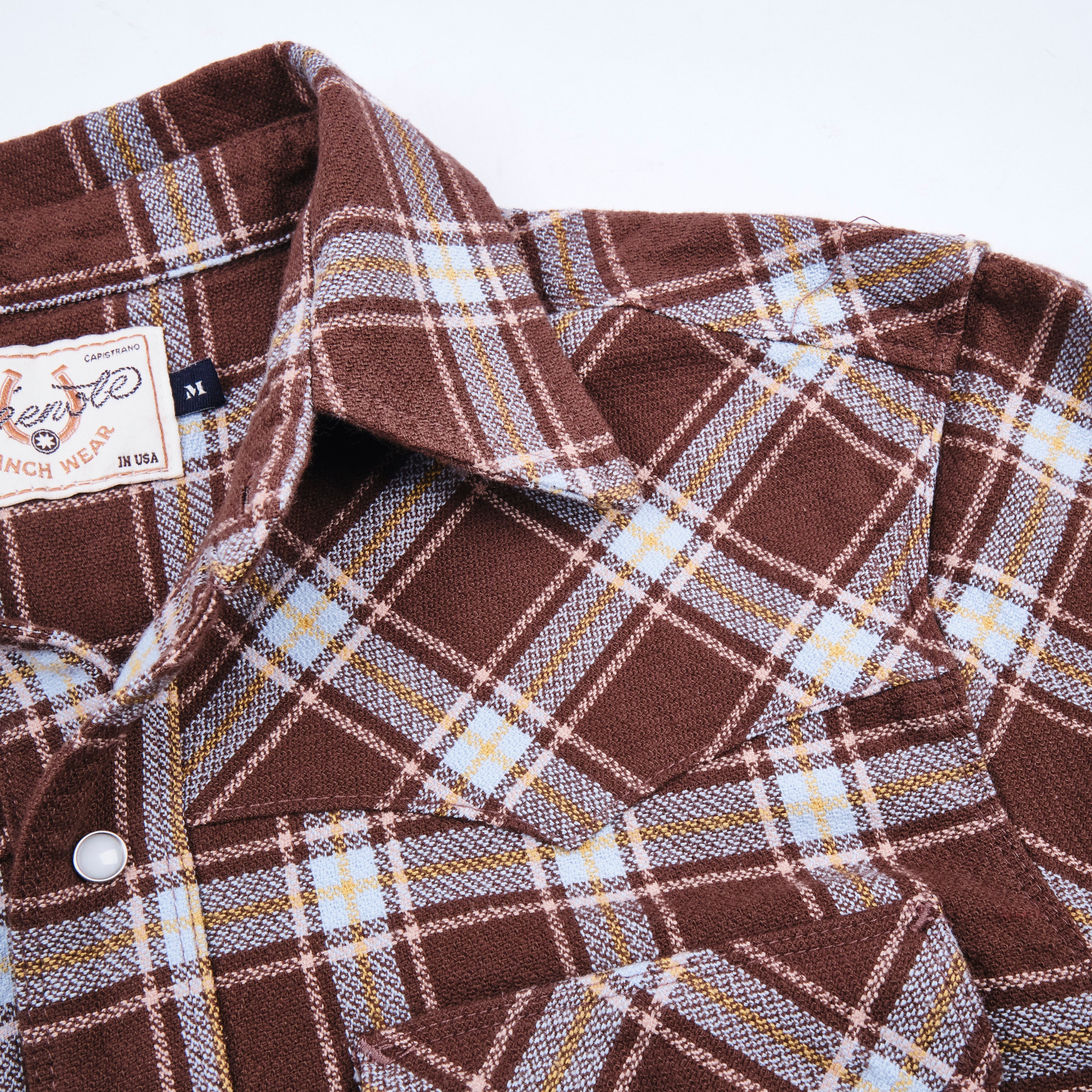 Western Scout Brown Plaid