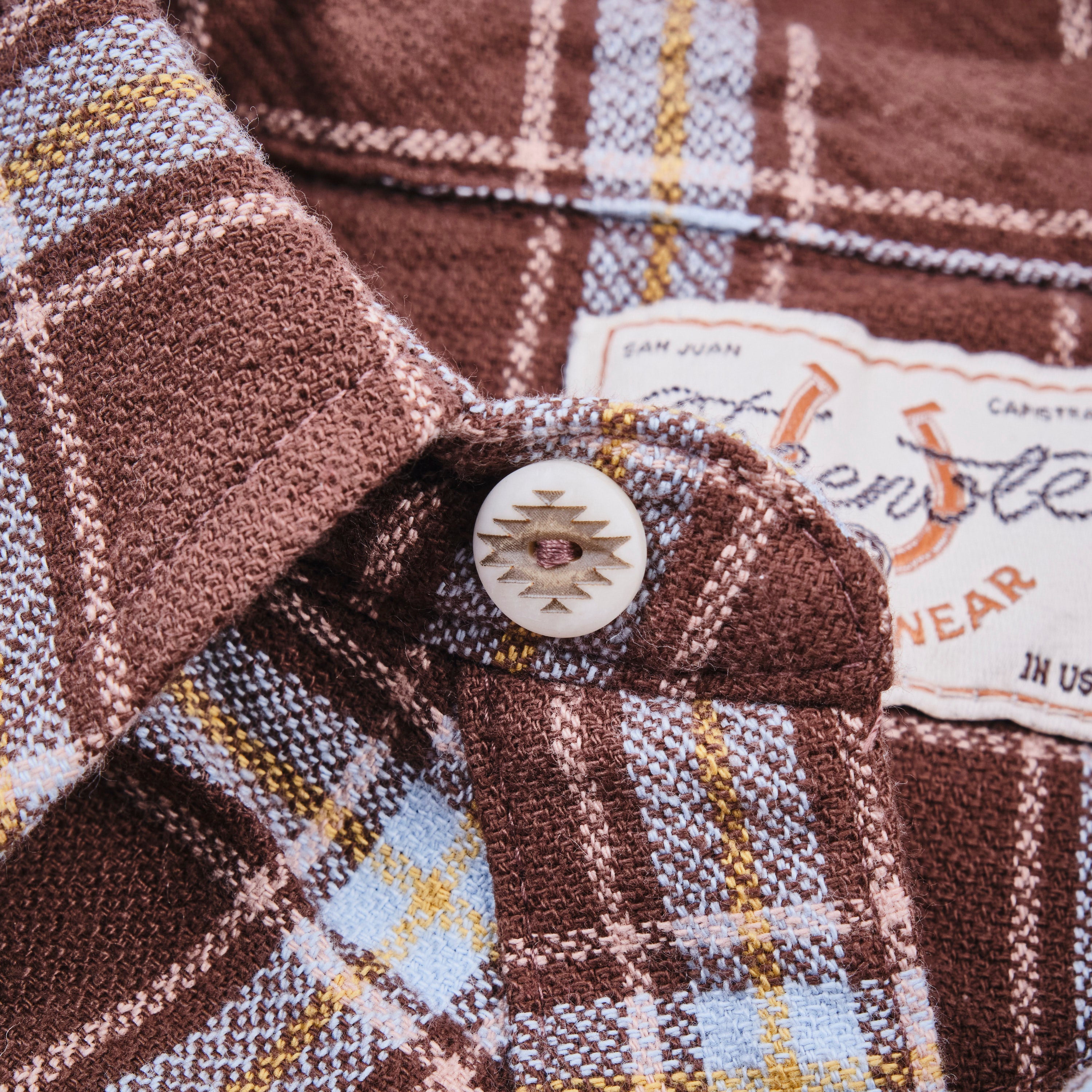 Western Scout Brown Plaid