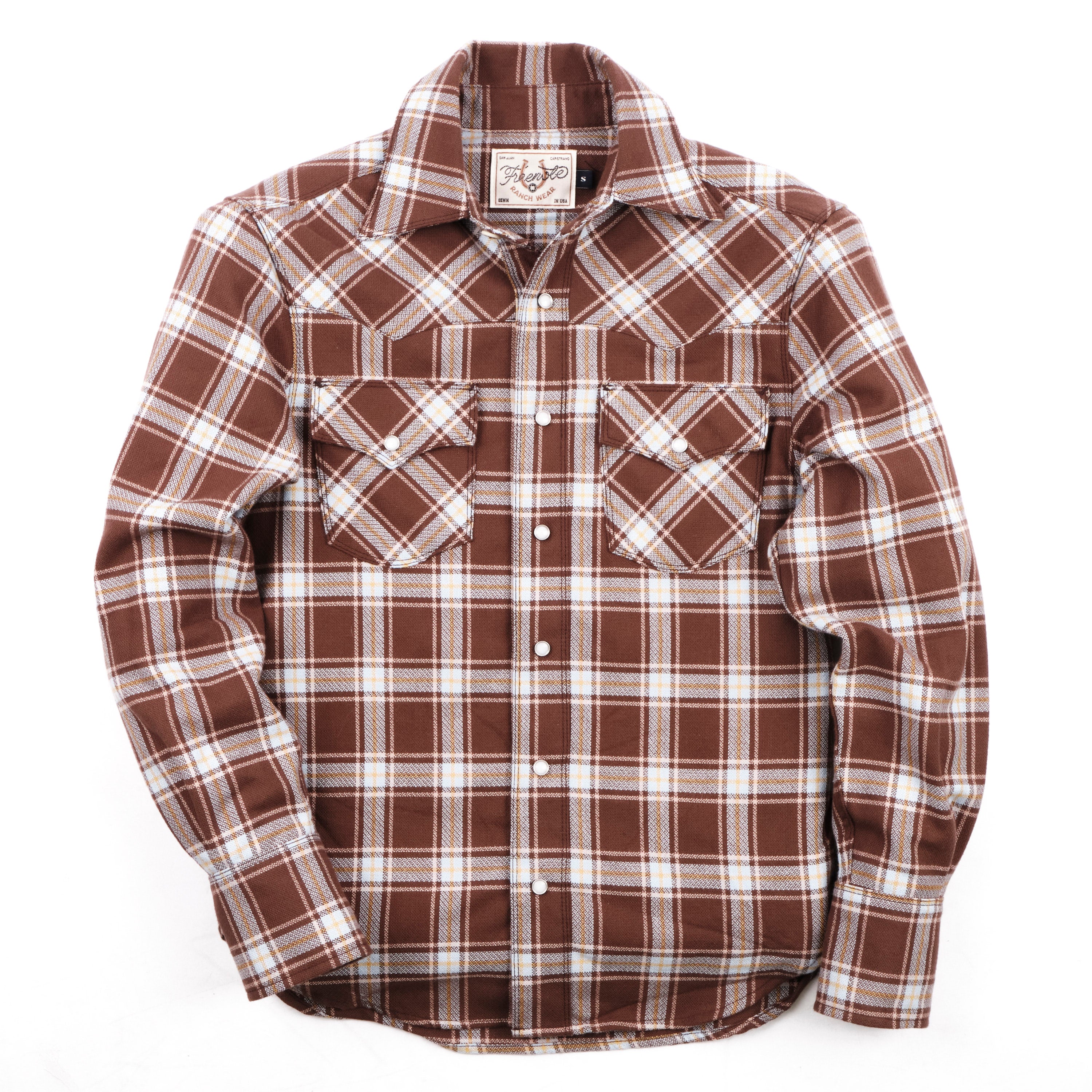 Western Scout Brown Plaid