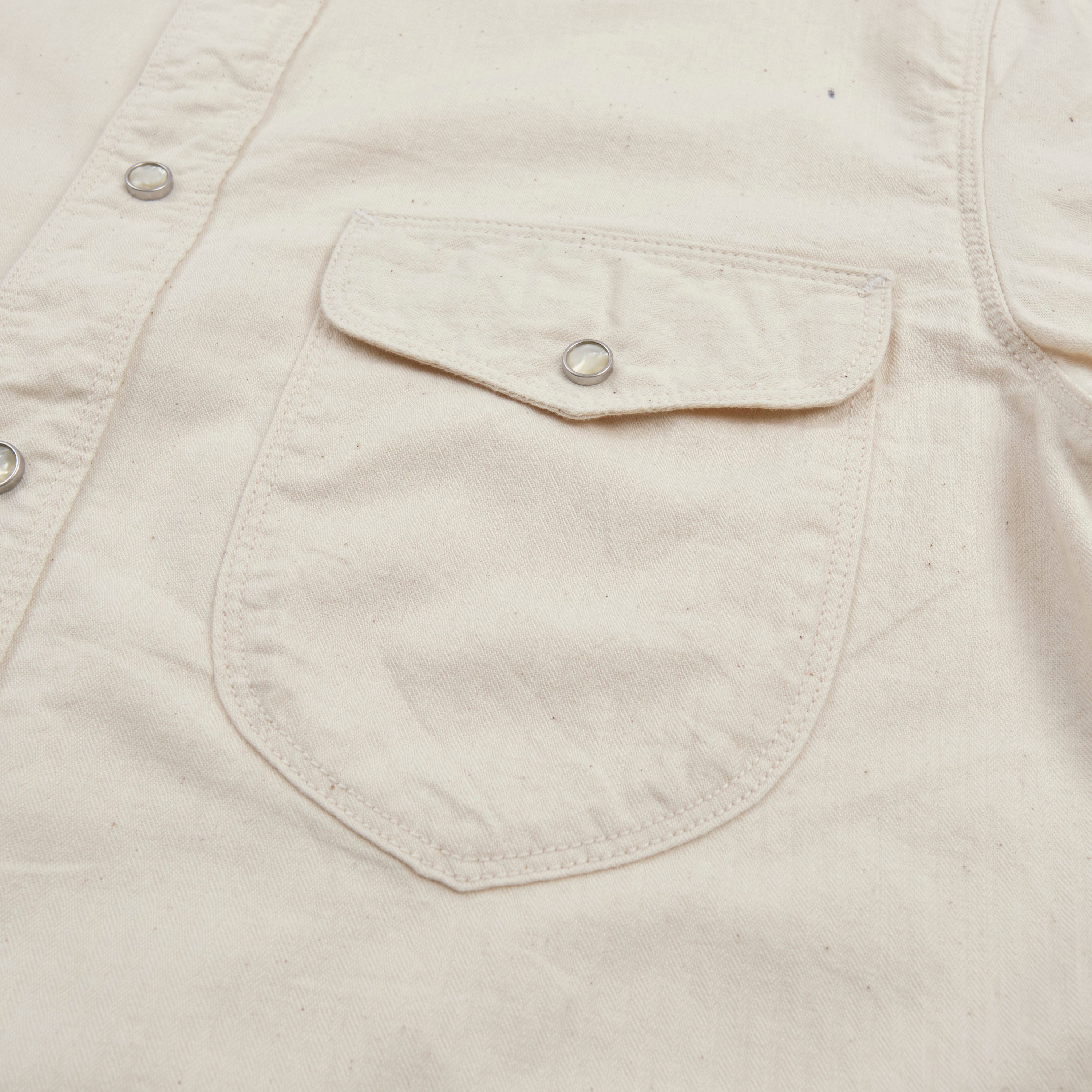 Bodie S/S Natural Herringbone