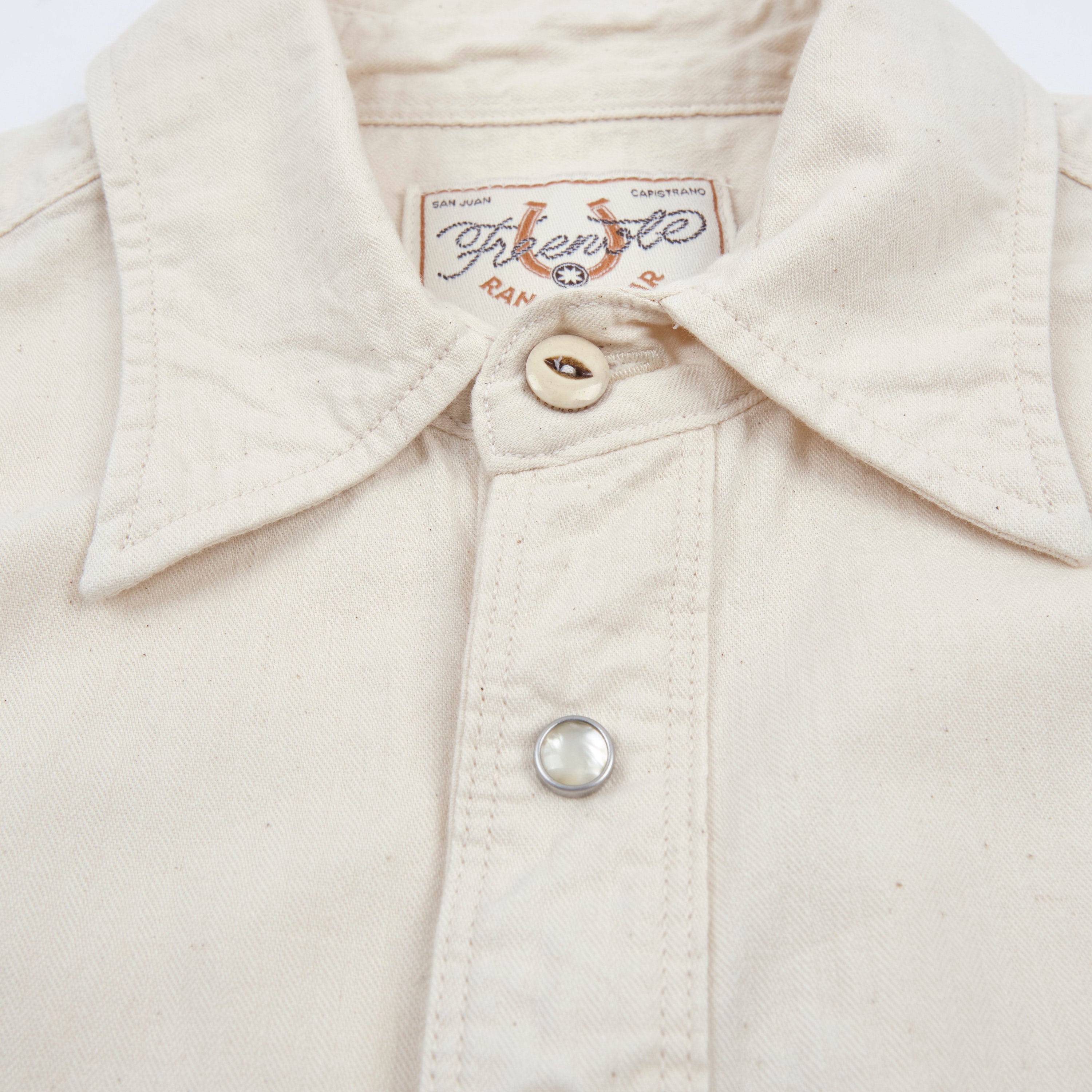 Bodie S/S Natural Herringbone