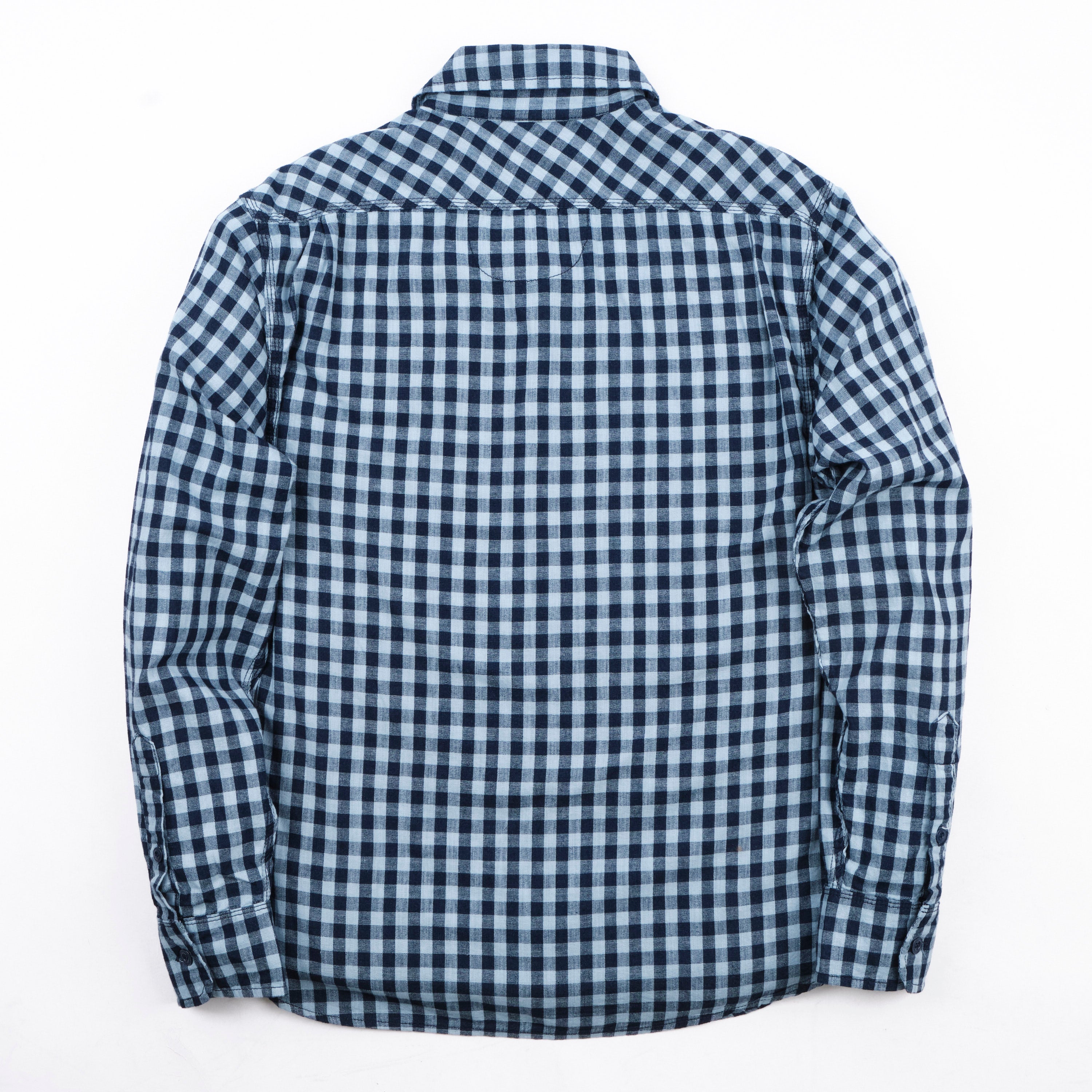 Wells Indigo Gingham
