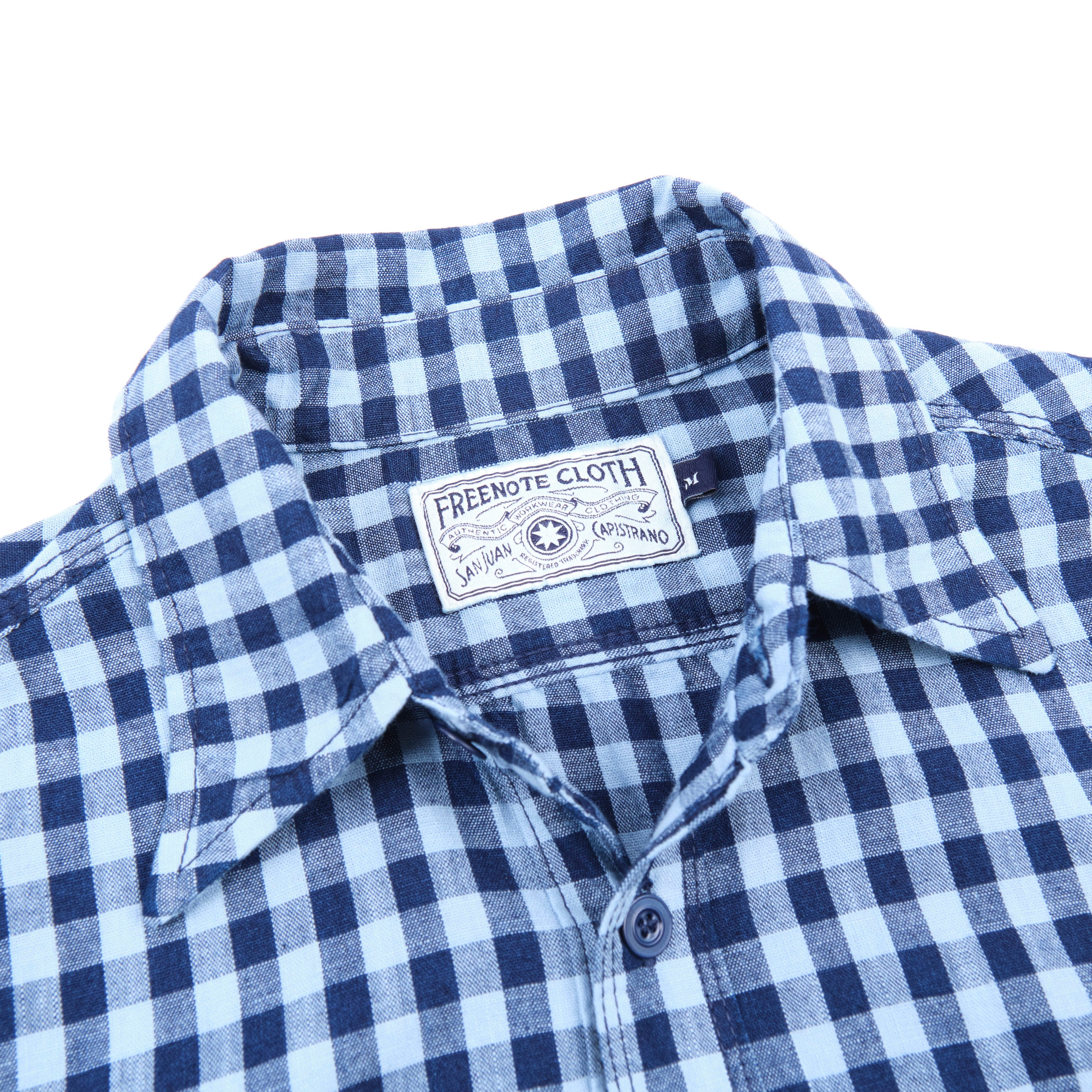 Wells Indigo Gingham