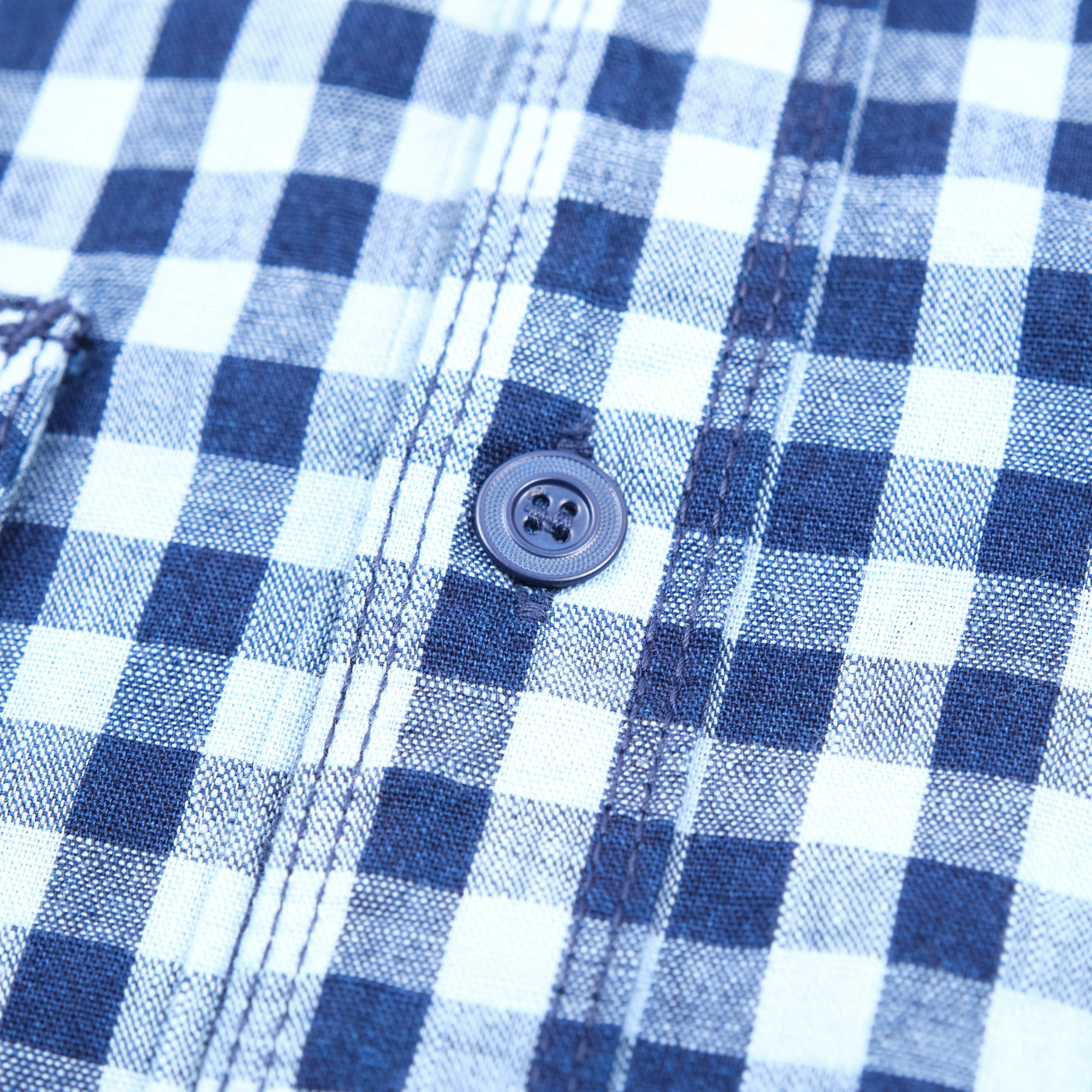 Wells Indigo Gingham