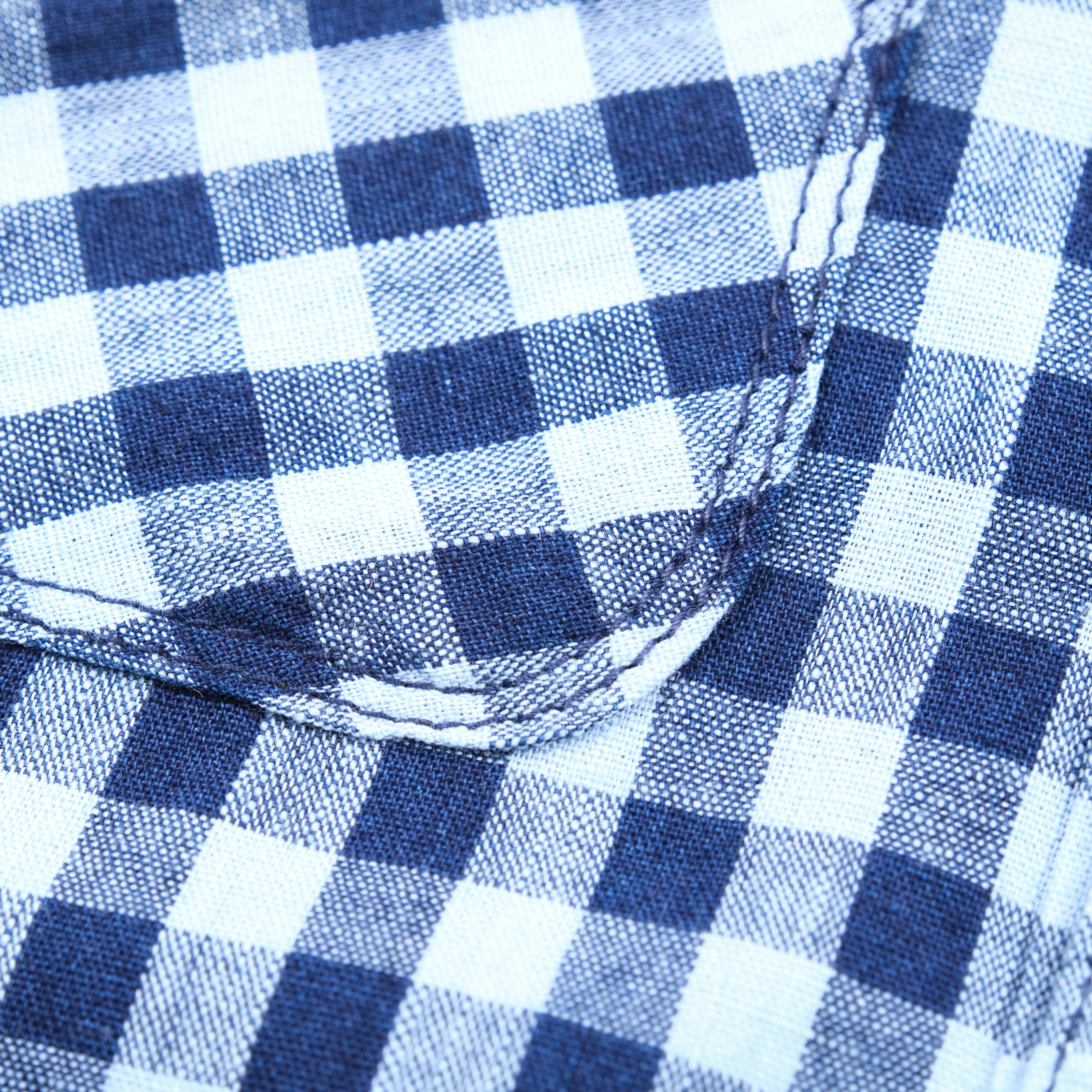 Wells Indigo Gingham