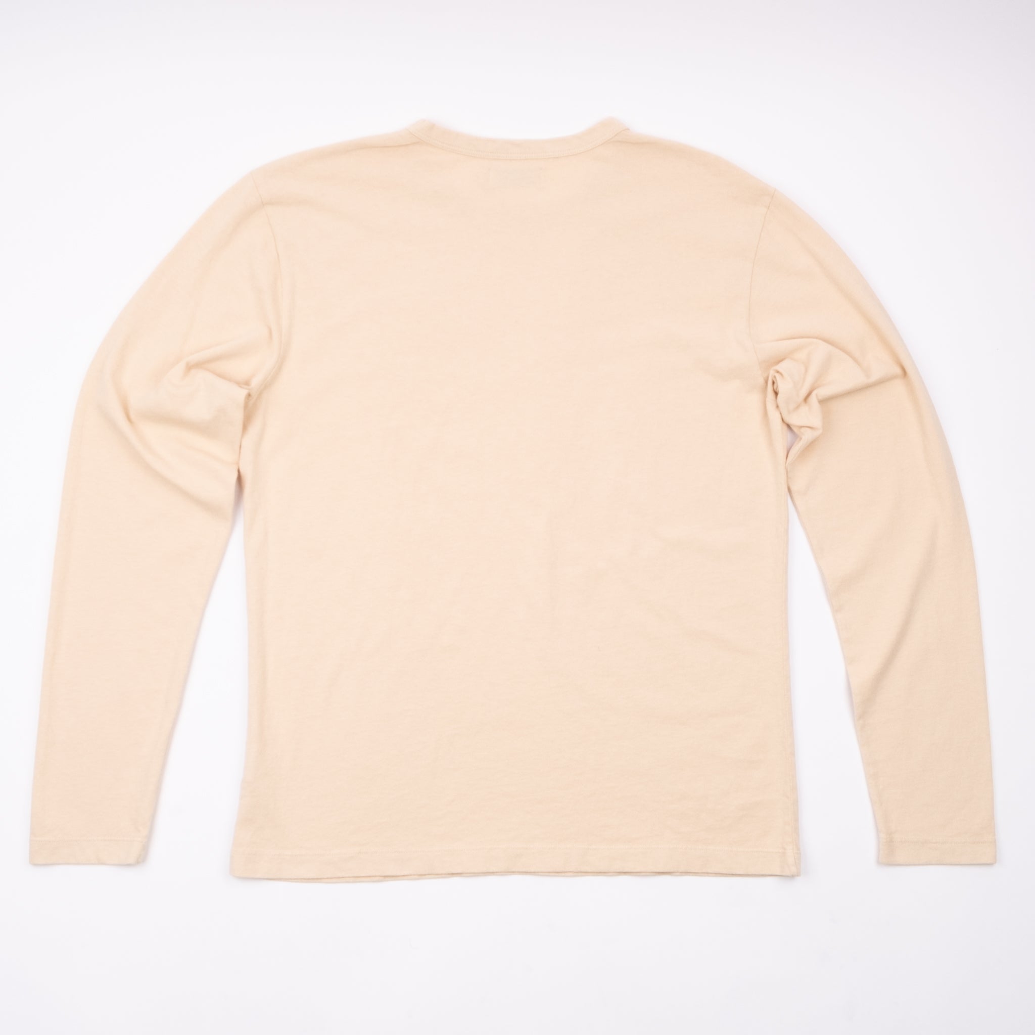 9 Ounce T-Shirt L/S <span> Cream </span>