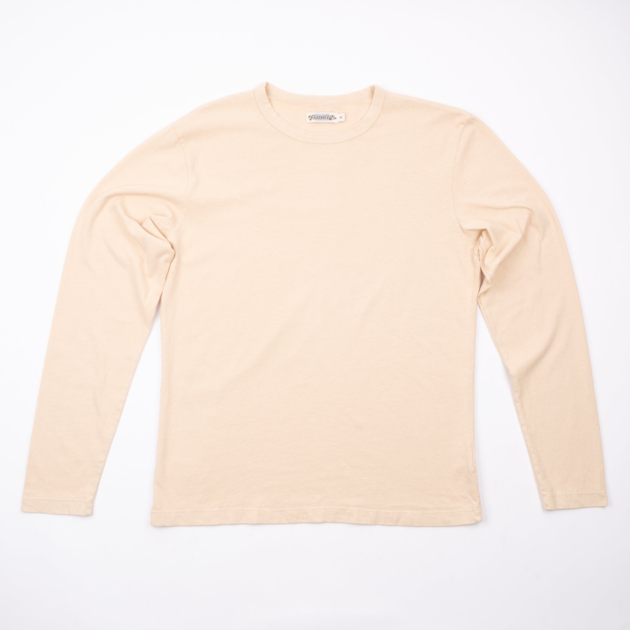 9 Ounce T-Shirt L/S <span> Cream </span>