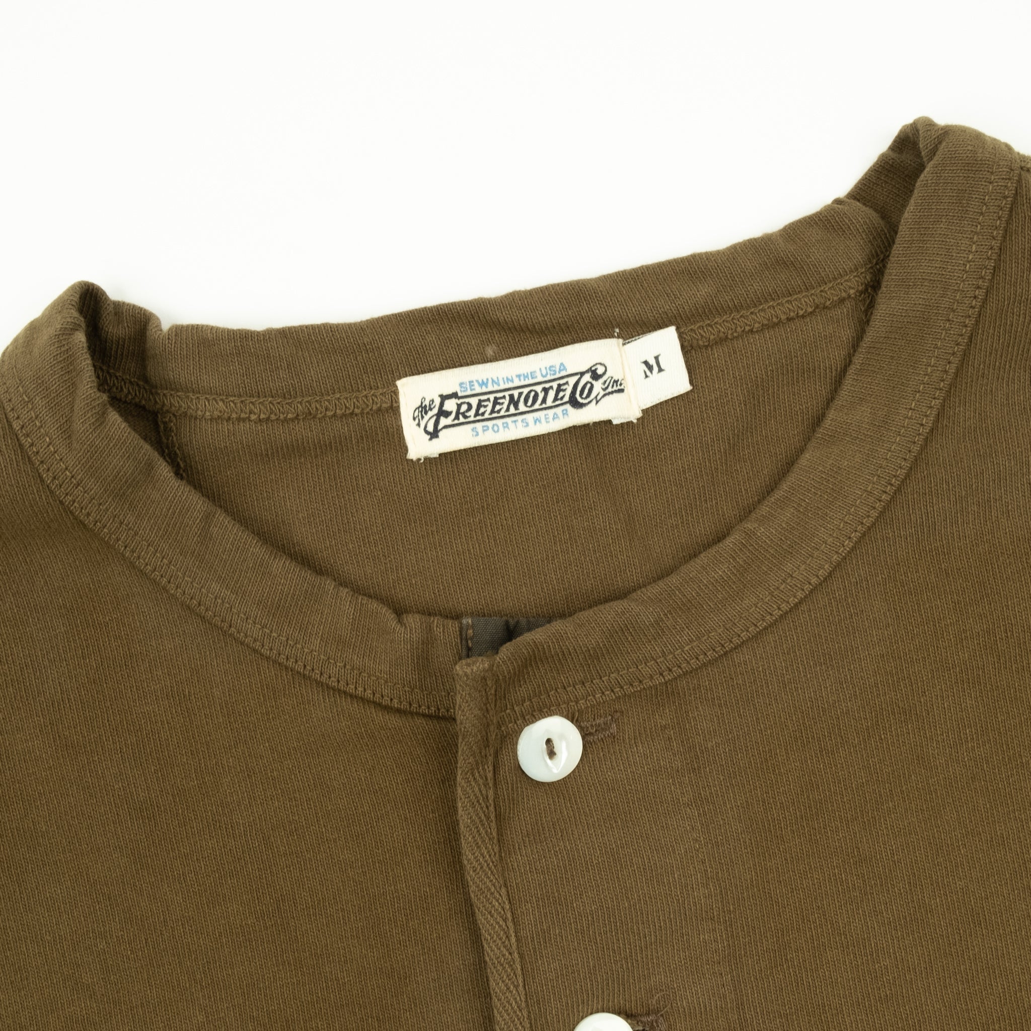 13 Ounce Henley L/S <span>Olive</span>