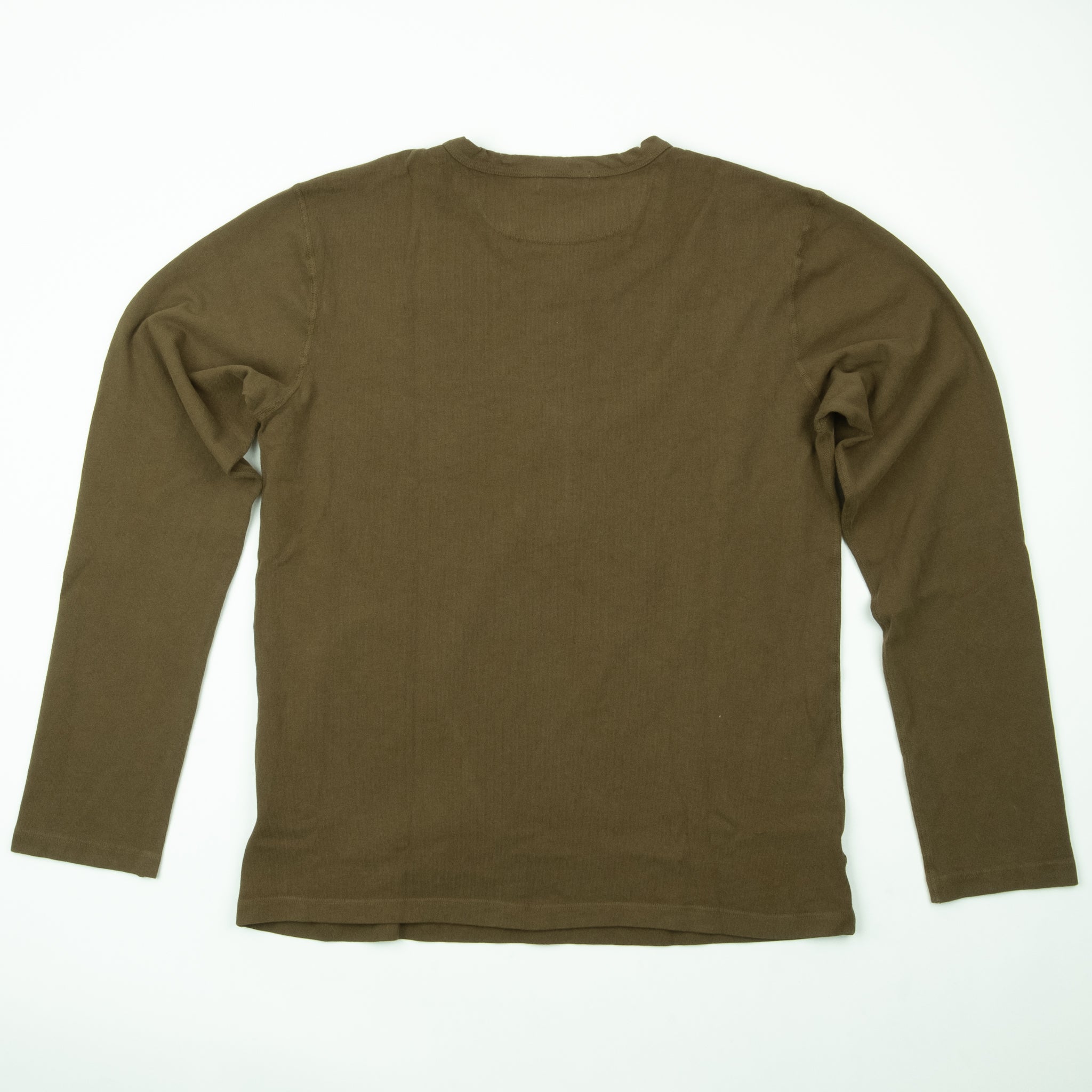 13 Ounce Henley L/S <span>Olive</span>