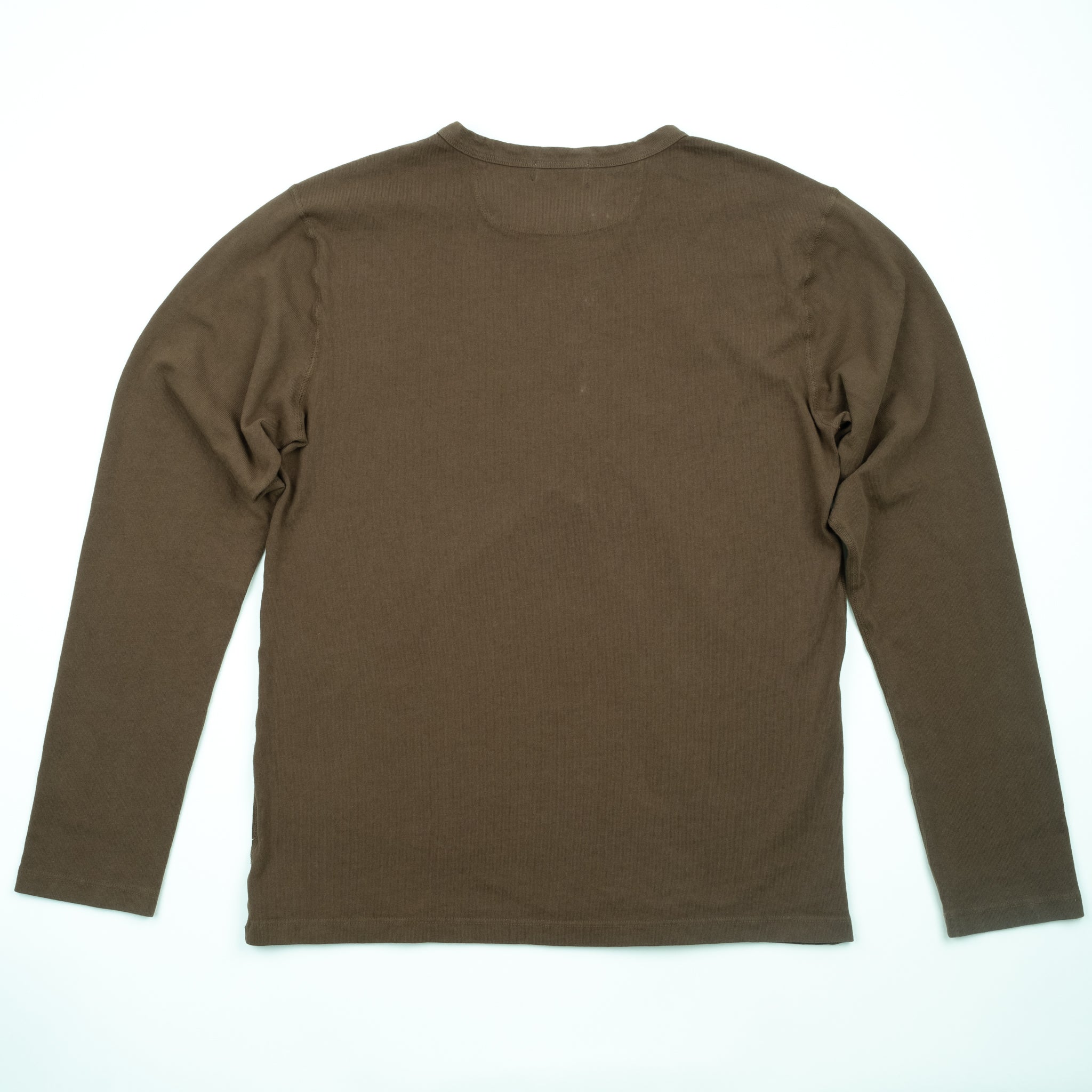 13 Ounce Henley L/S Cedar