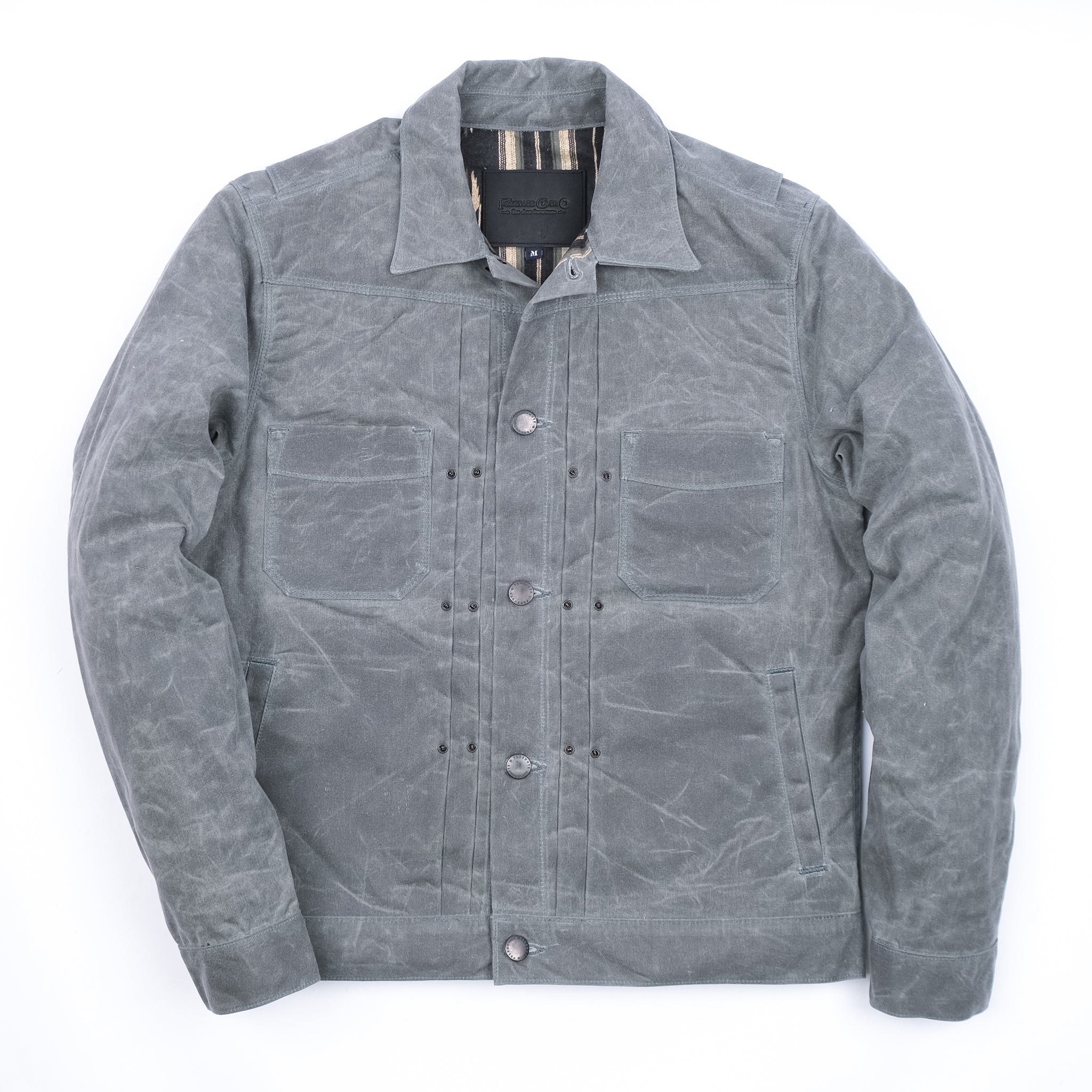 Riders Jacket Waxed Canvas <span> Charcoal</span>