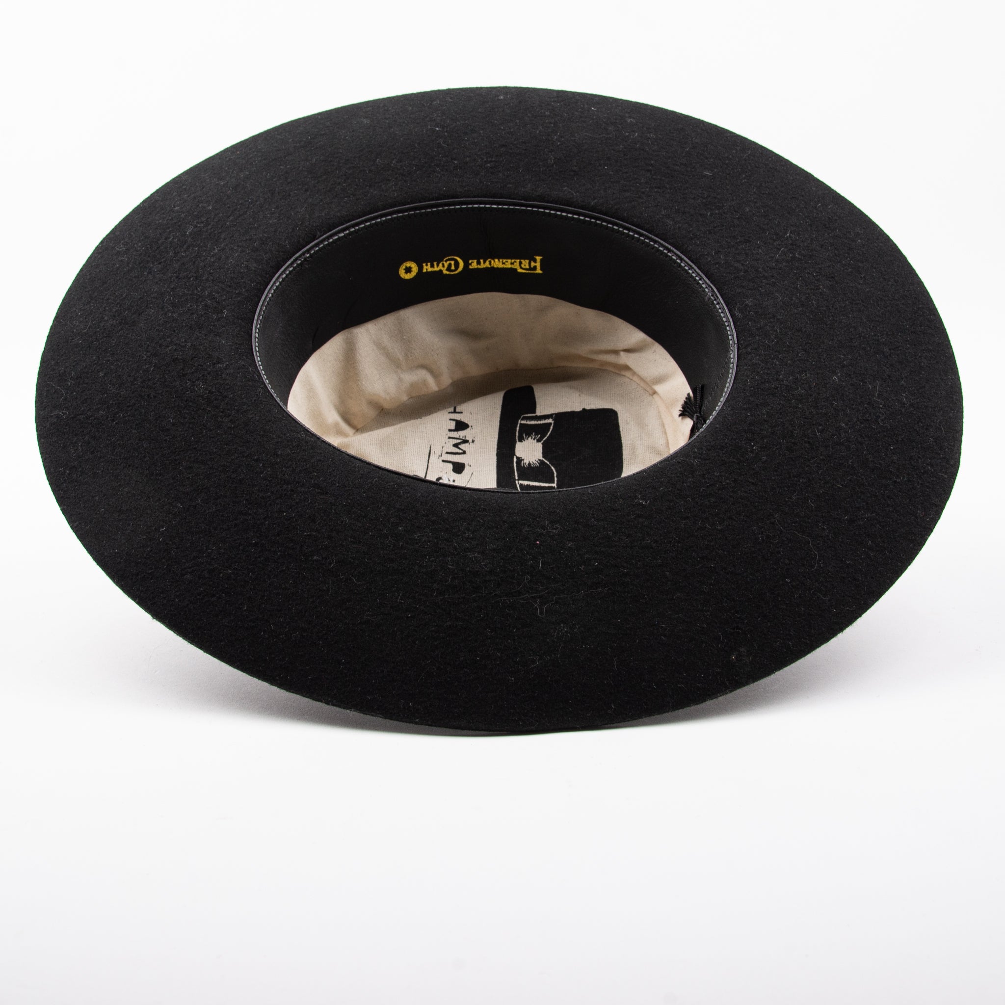 Hampui Teardop Hat <span> Black <span>