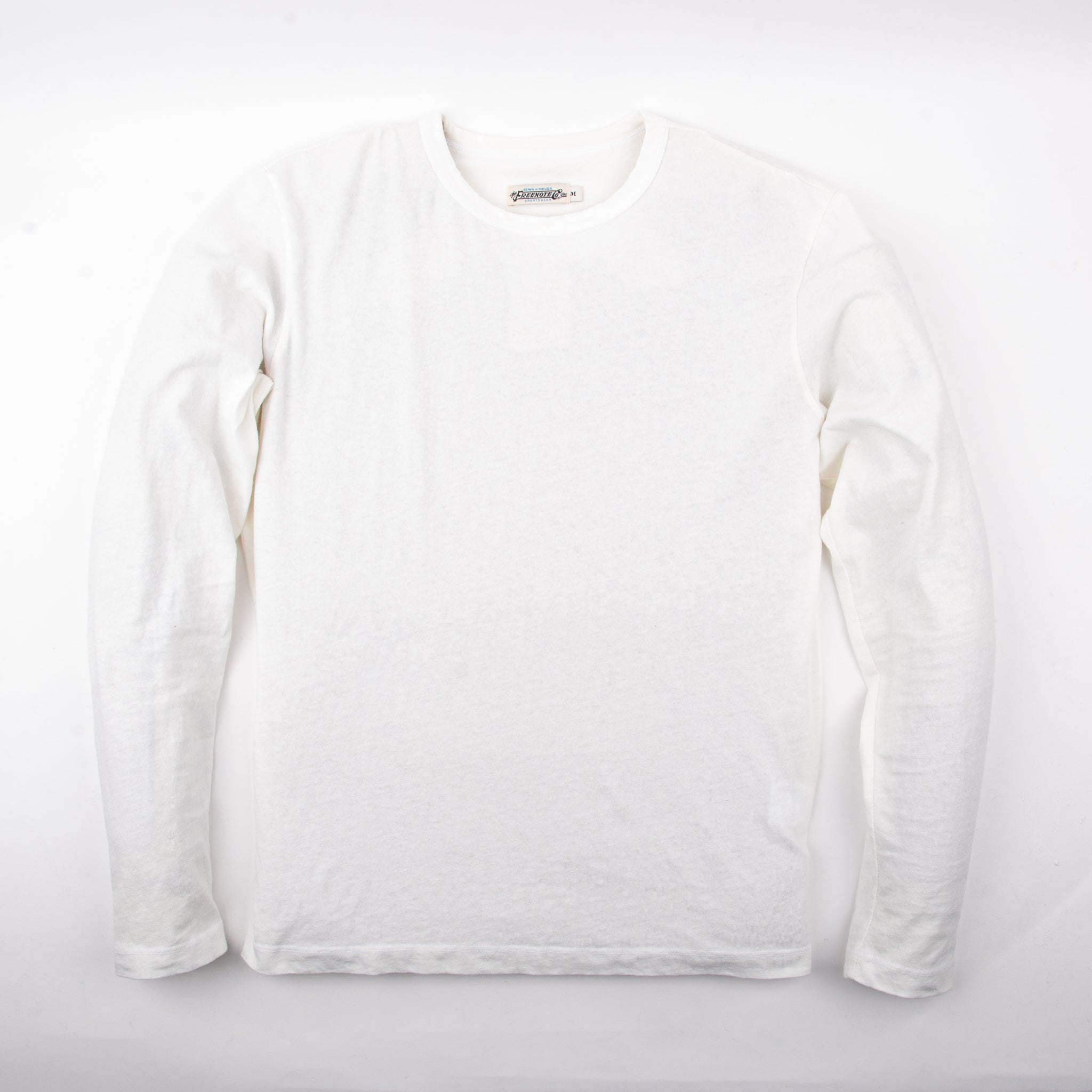 9 Ounce T-Shirt L/S <span> White </span>