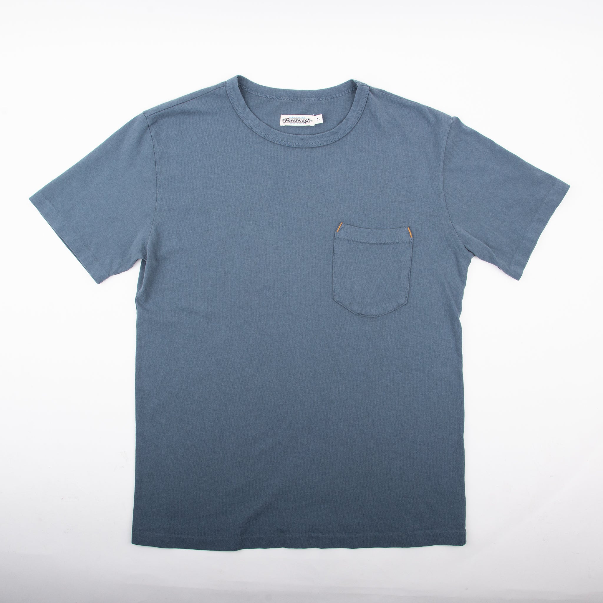 9 Ounce Pocket T-Shirt <span> Blue </span>