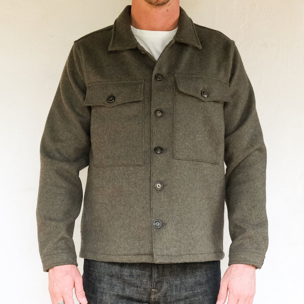 Midway Wool CPO | Olive – Freenote Cloth