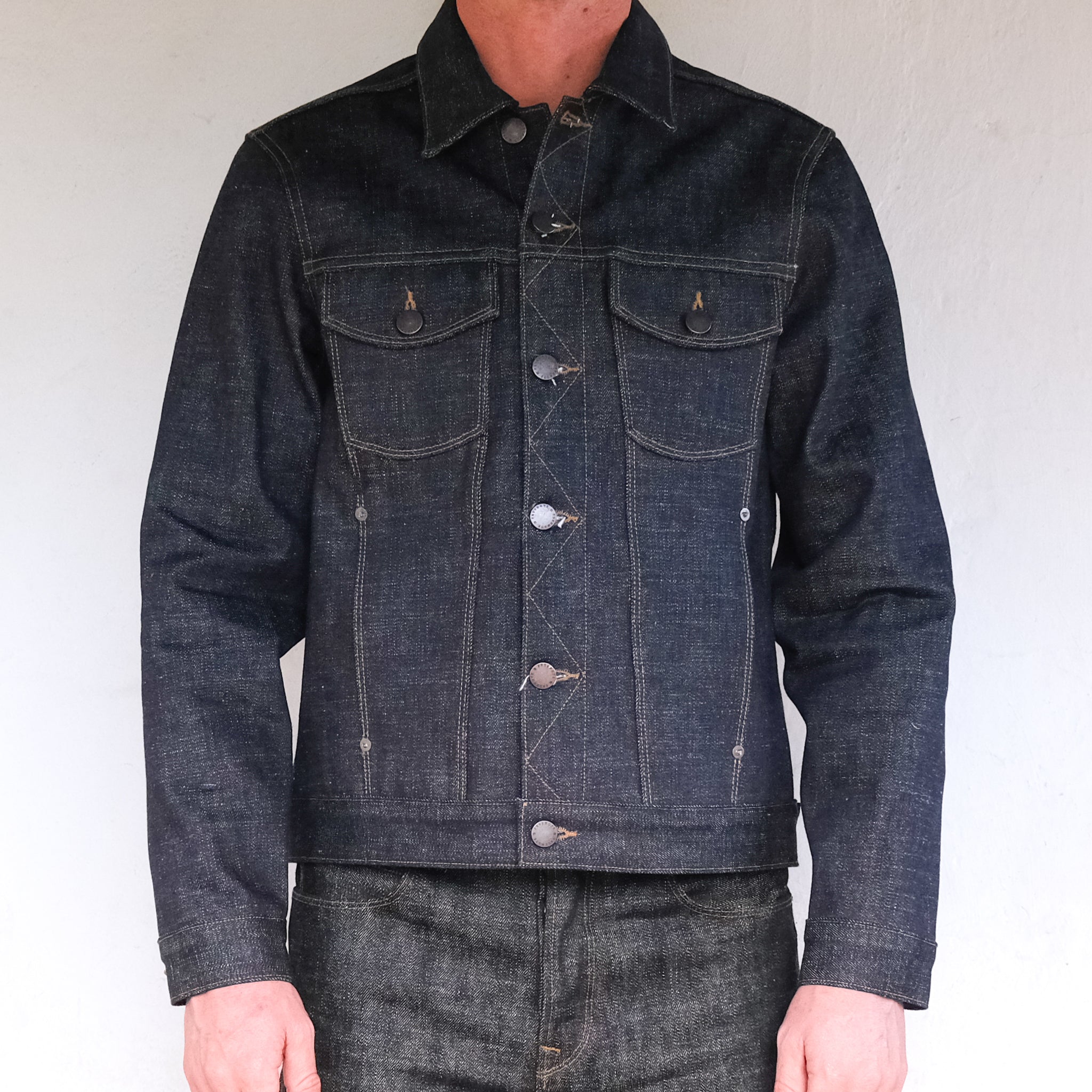 Classic Denim Jacket <span> 17 Ounce Indigo Slub Denim </span>