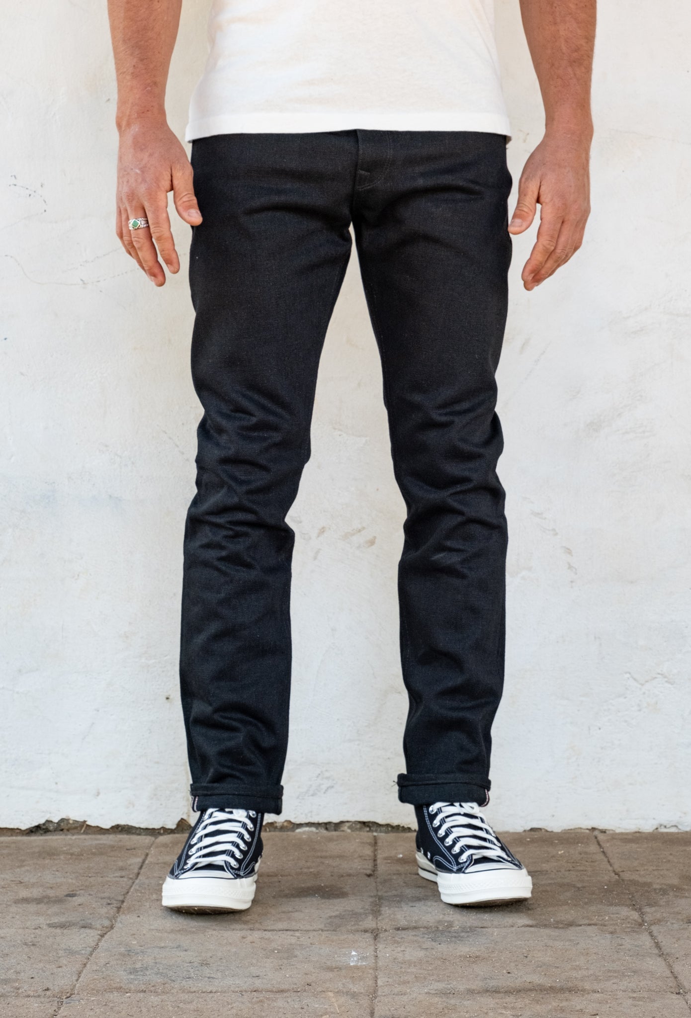 Avila Slim Taper <span> 17 ounce Black Denim</span>