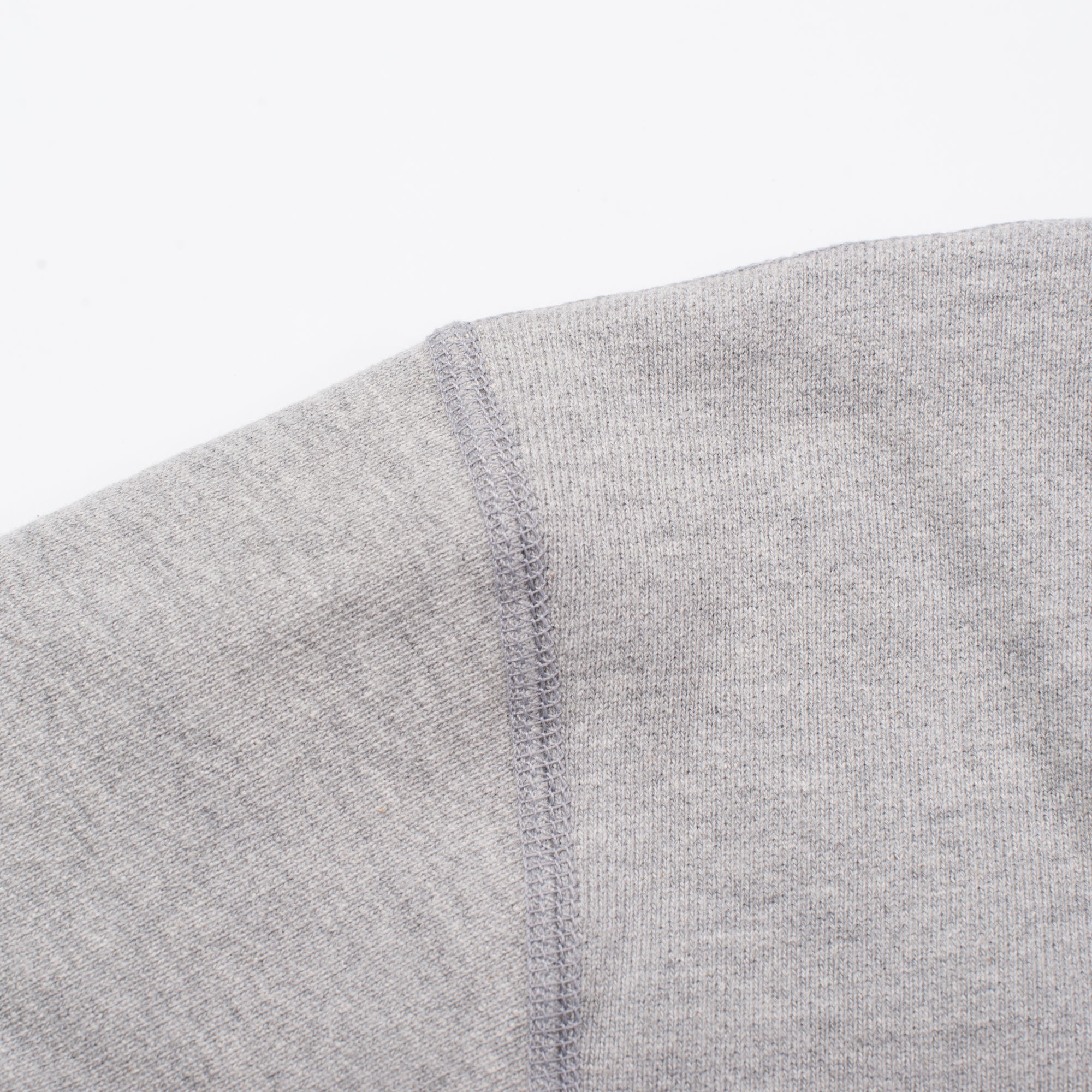 Deck Sweatshirt Heather Grey Flat Seam