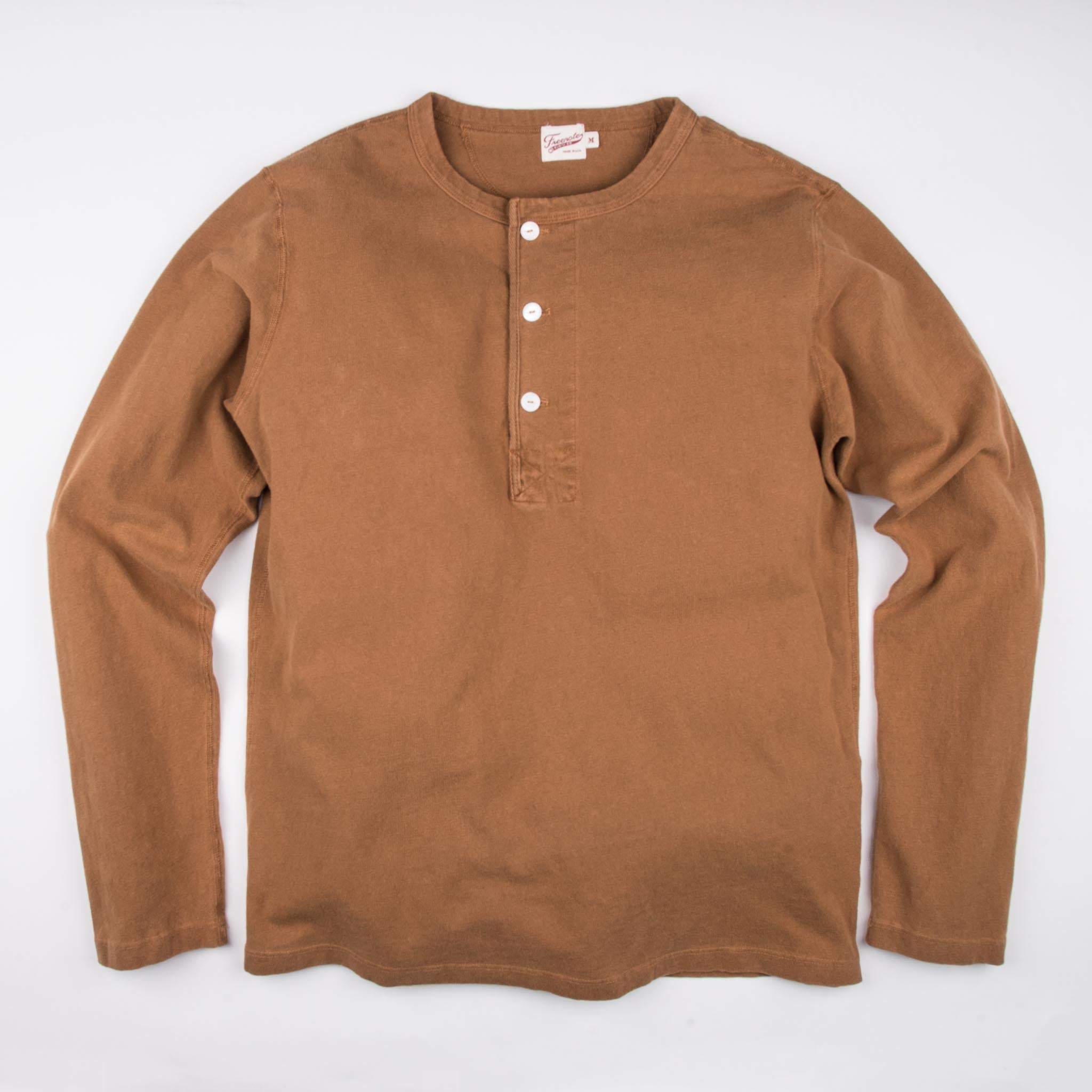 13 Ounce Henley L/S <span>Tobacco</span>