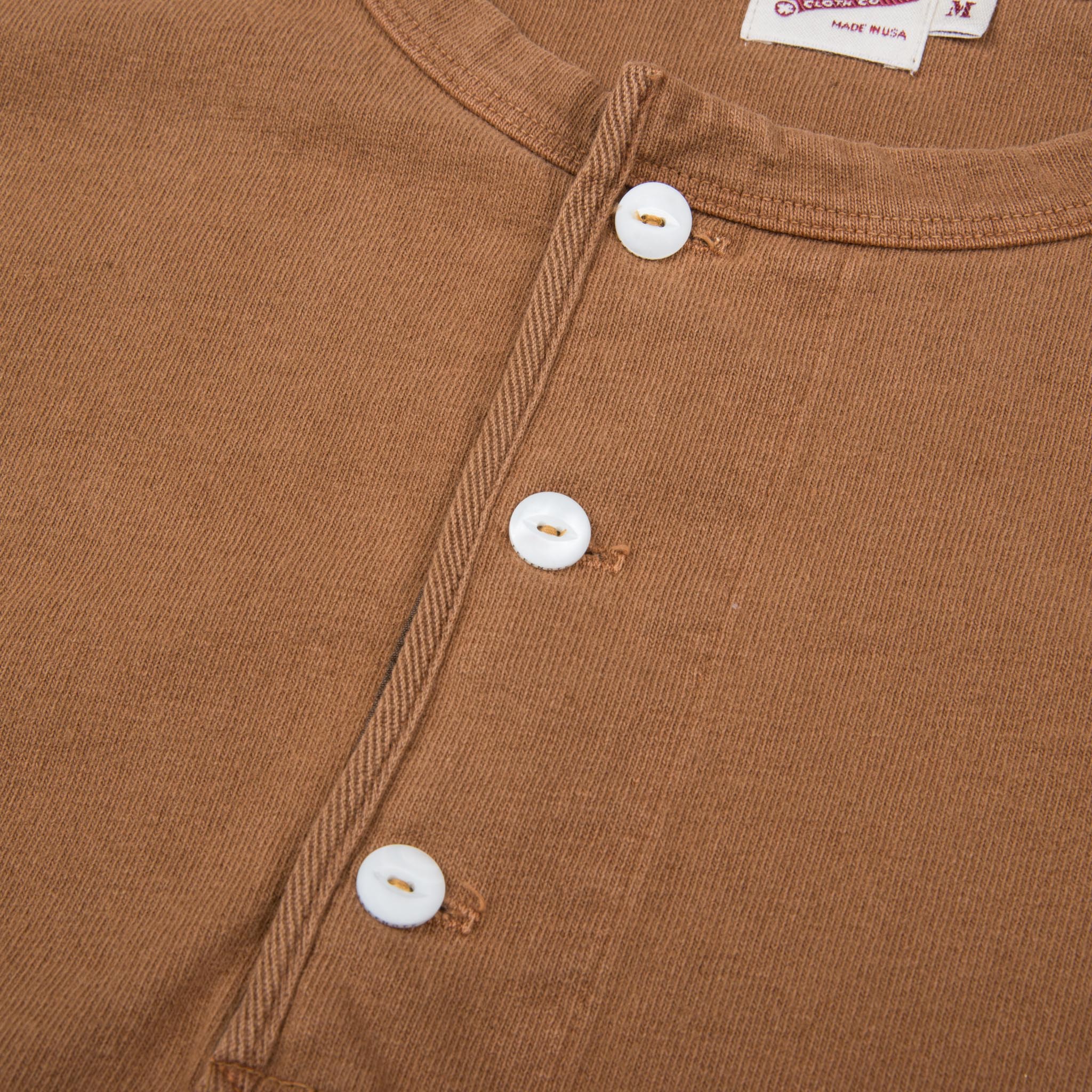 13 Ounce Henley L/S <span>Tobacco</span>