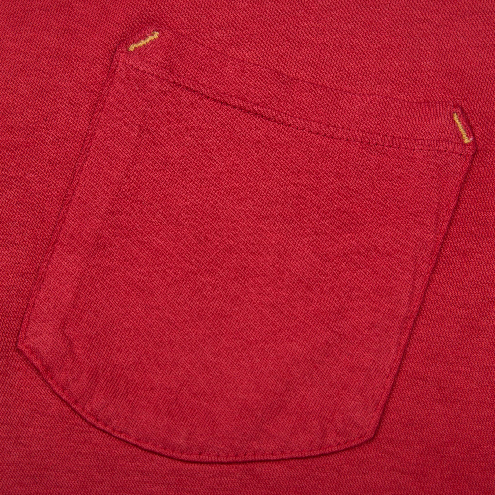 9 Ounce Pocket T-Shirt <span> Red </span>