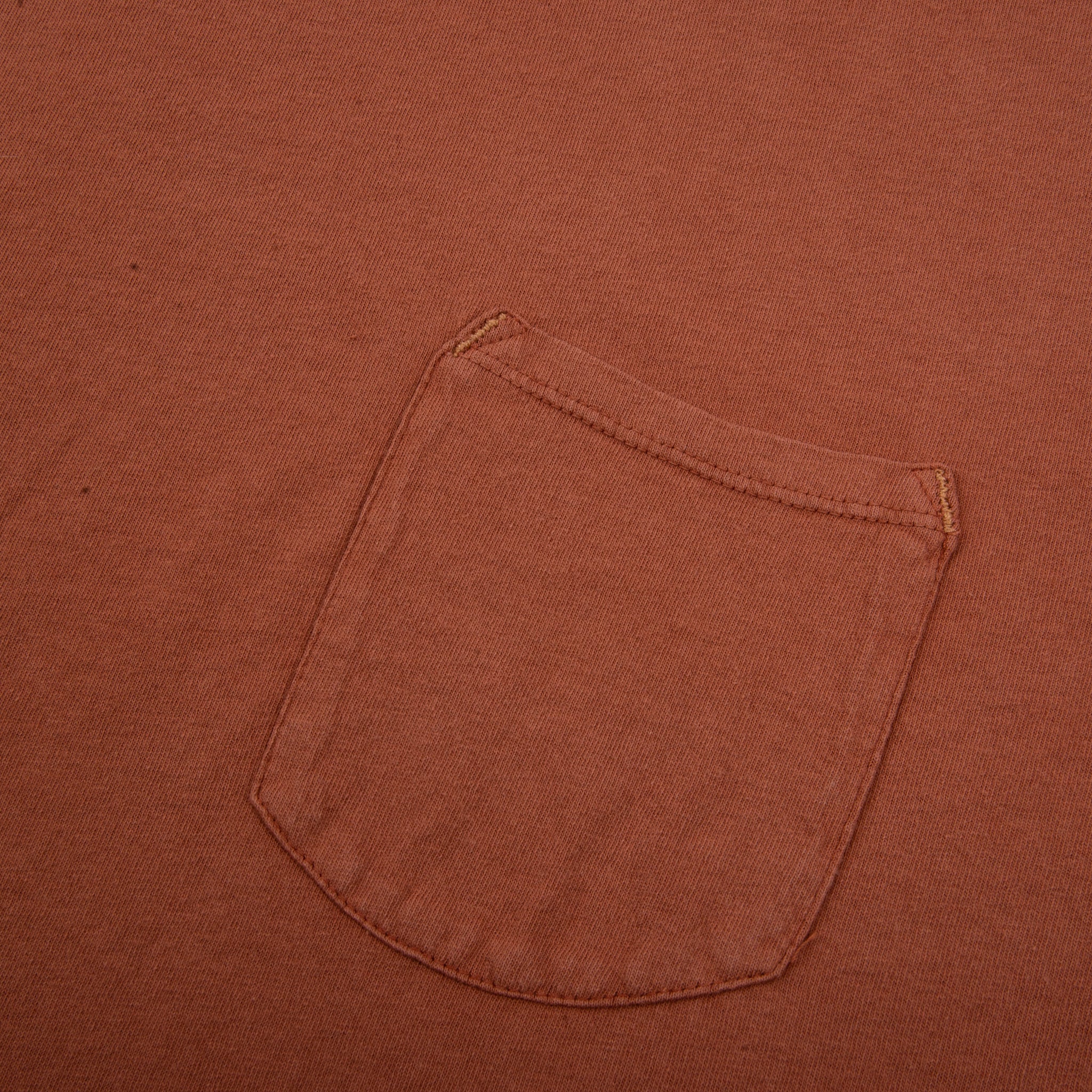 9 Ounce Pocket T-Shirt <span> Rust </span>