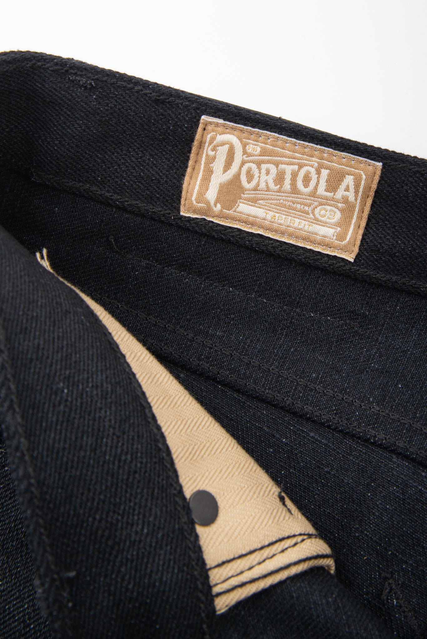 Portola Classic Taper <span> 17 Ounce Black Denim </span>