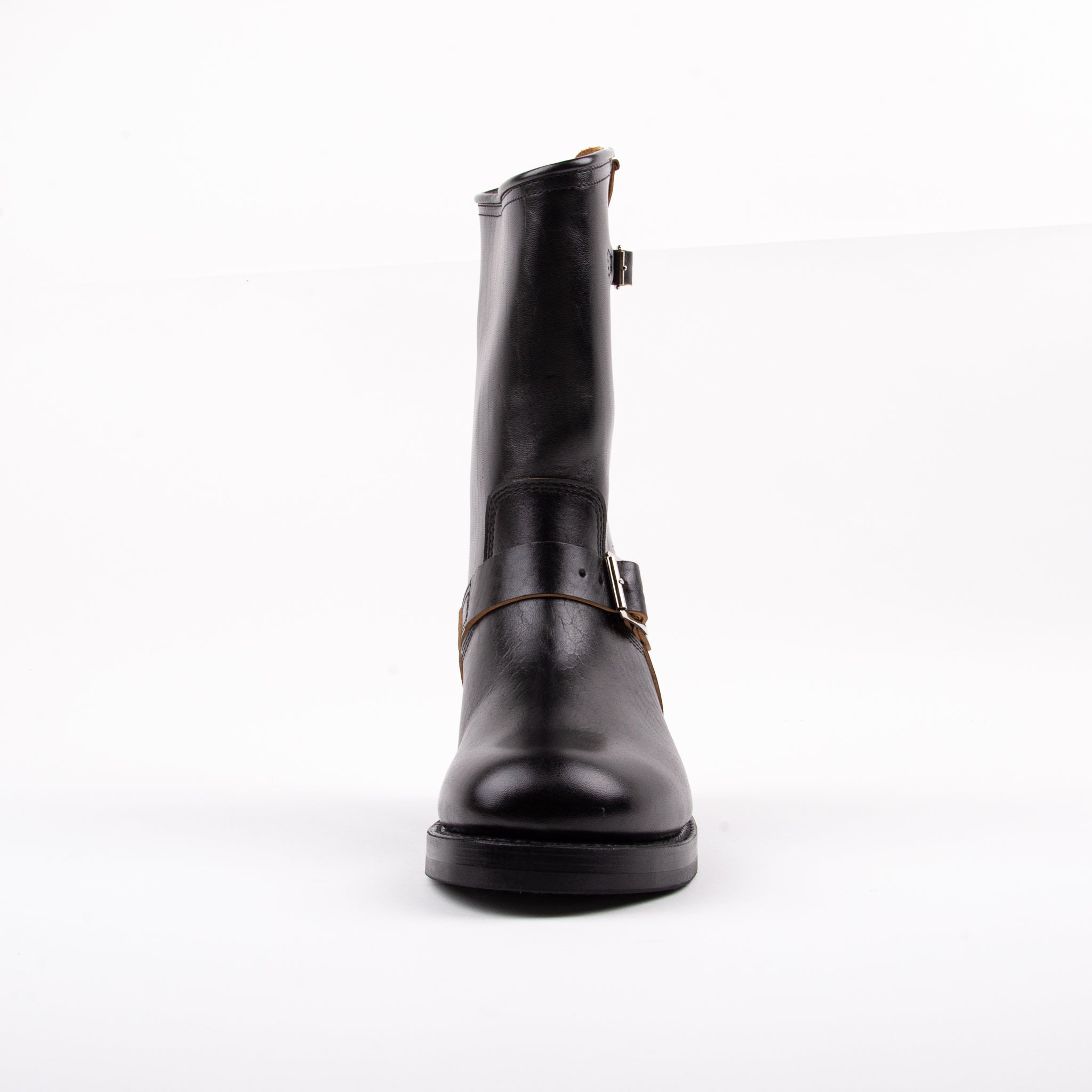 John Lofgren Wabash Engineer Boots Shinki Hikaku Horsebutt Black
