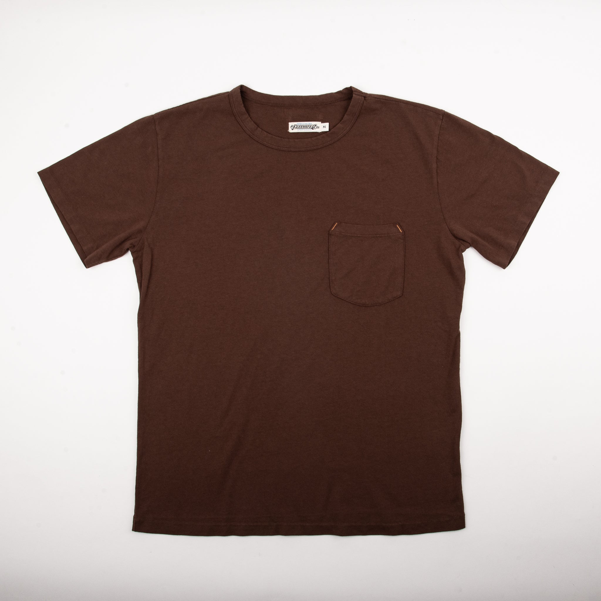 9 Ounce Pocket T-Shirt <span> Chocolate </span>